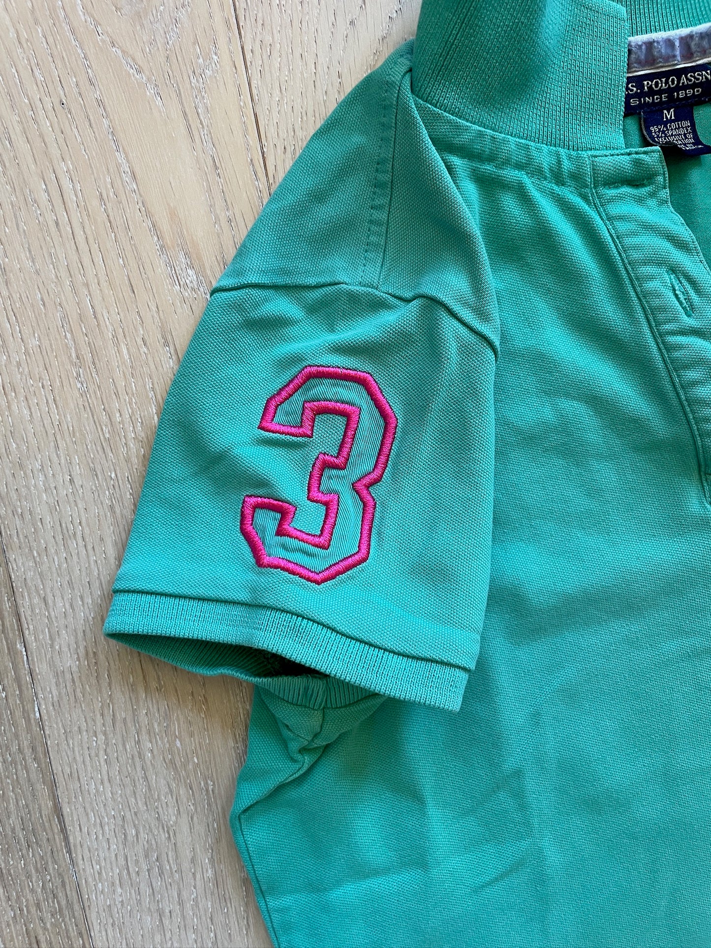 Vintage Teal USPA Poloshirt