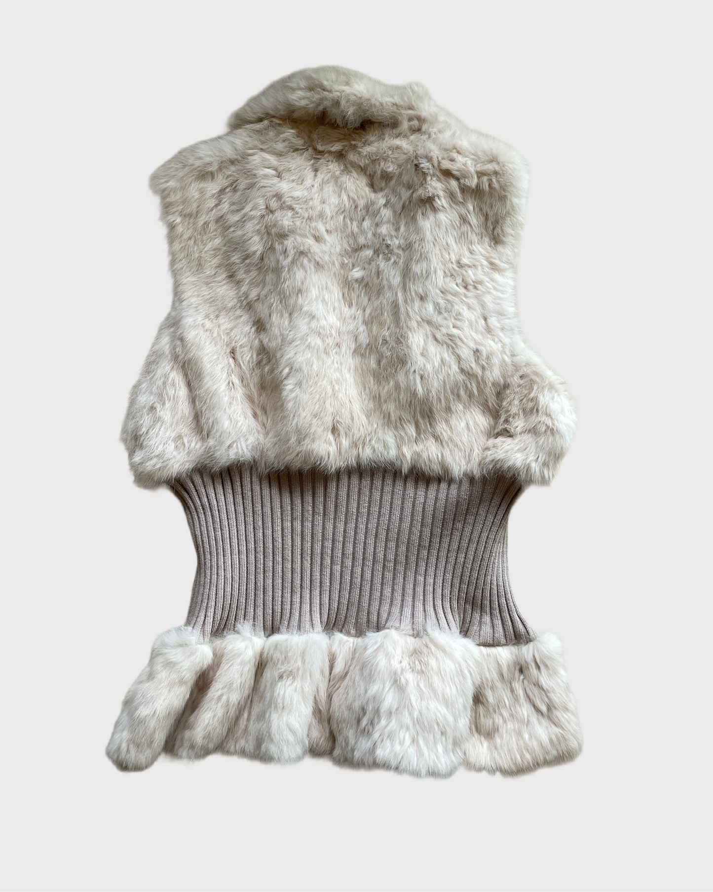 Vintage Fur Vest y2k