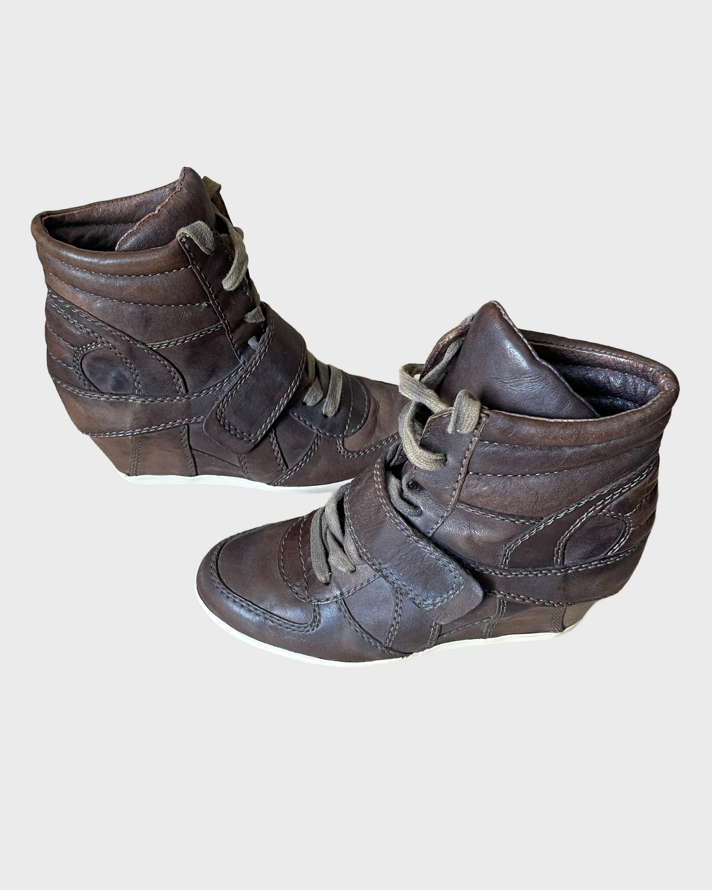 Vintage Leather ASH Heel Sneaker