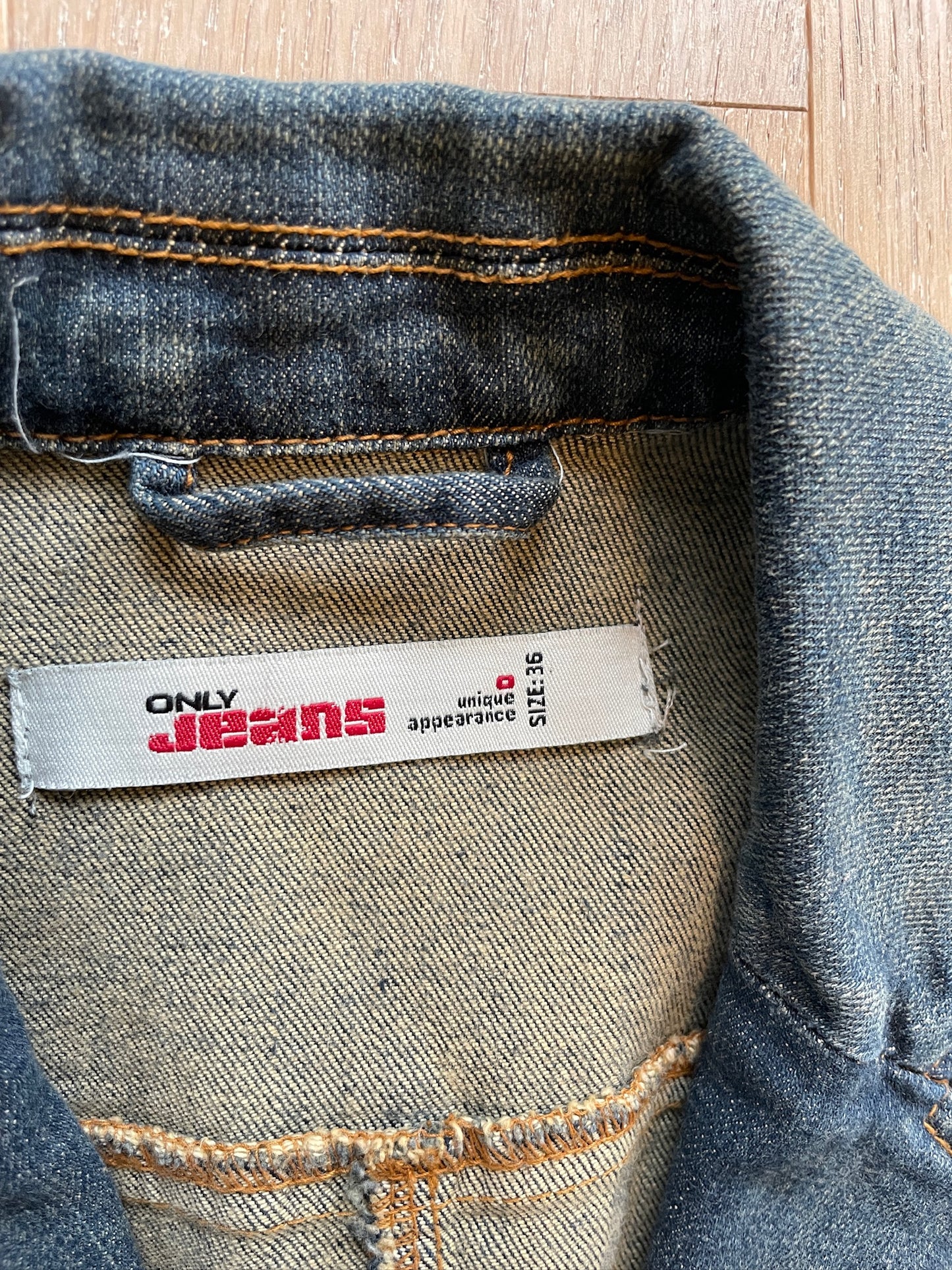 Vintage Studded Jeans Blazer