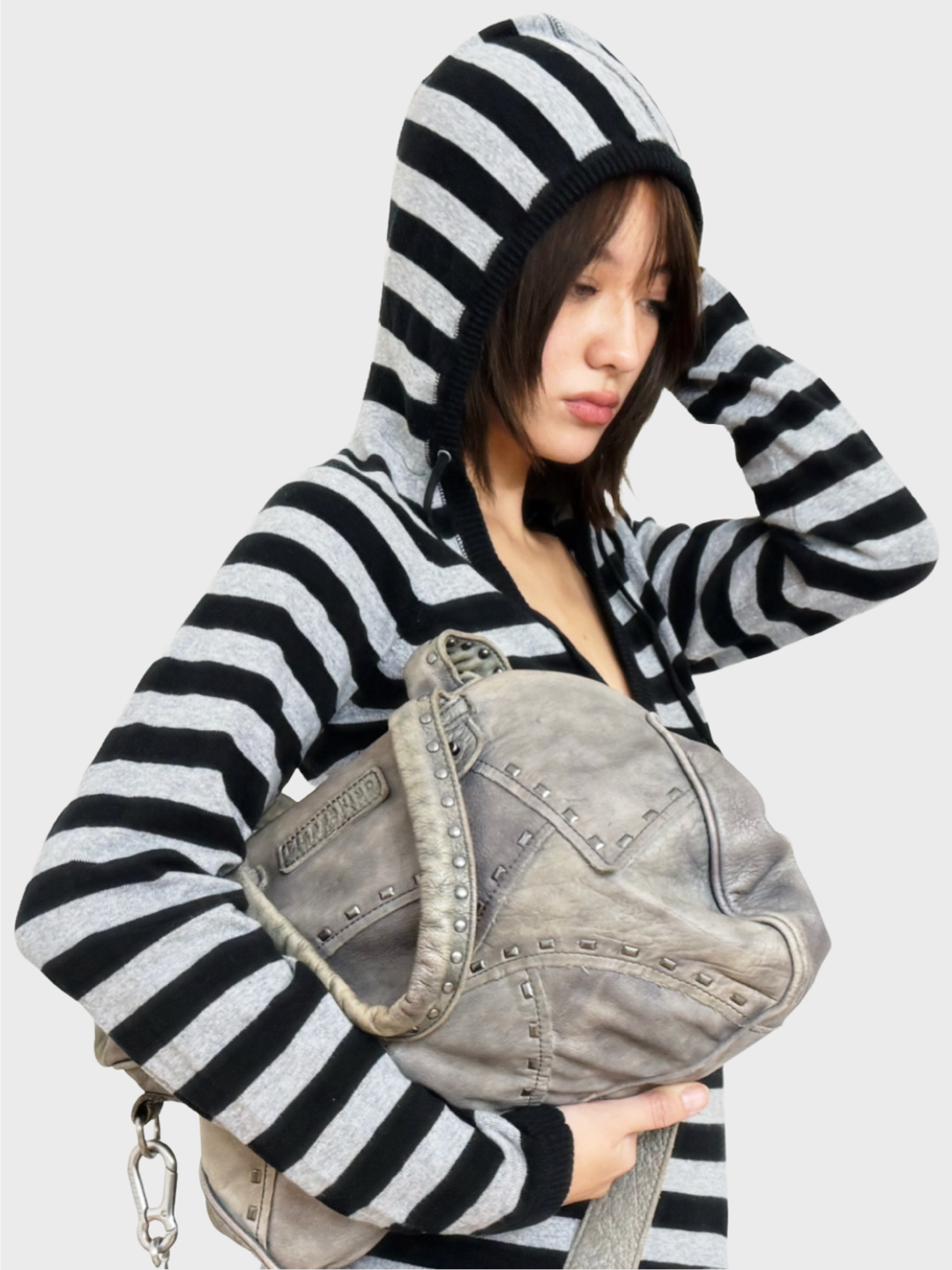 Vintage Liebeskind Studded Leather Bag