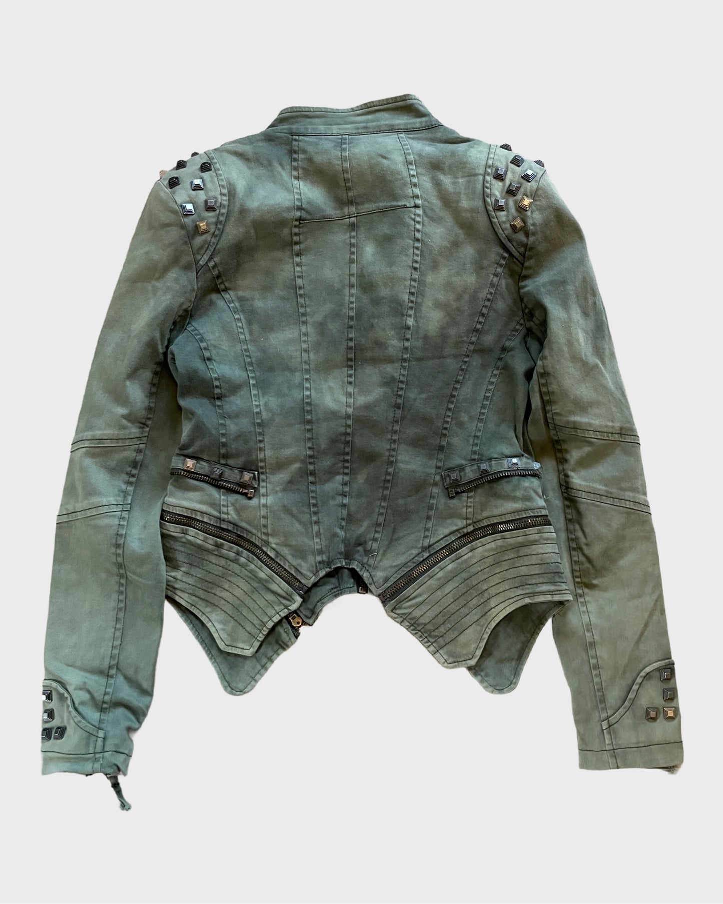 Vintage Studded Biker Jacket