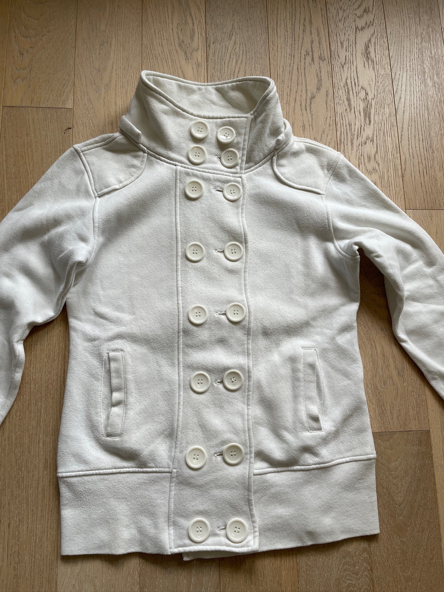Vintage Double Breasted High Collar Jacket