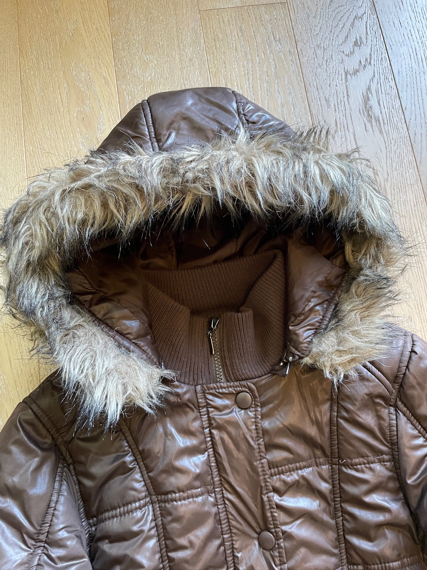 Vintage Fur Puffer Jacket