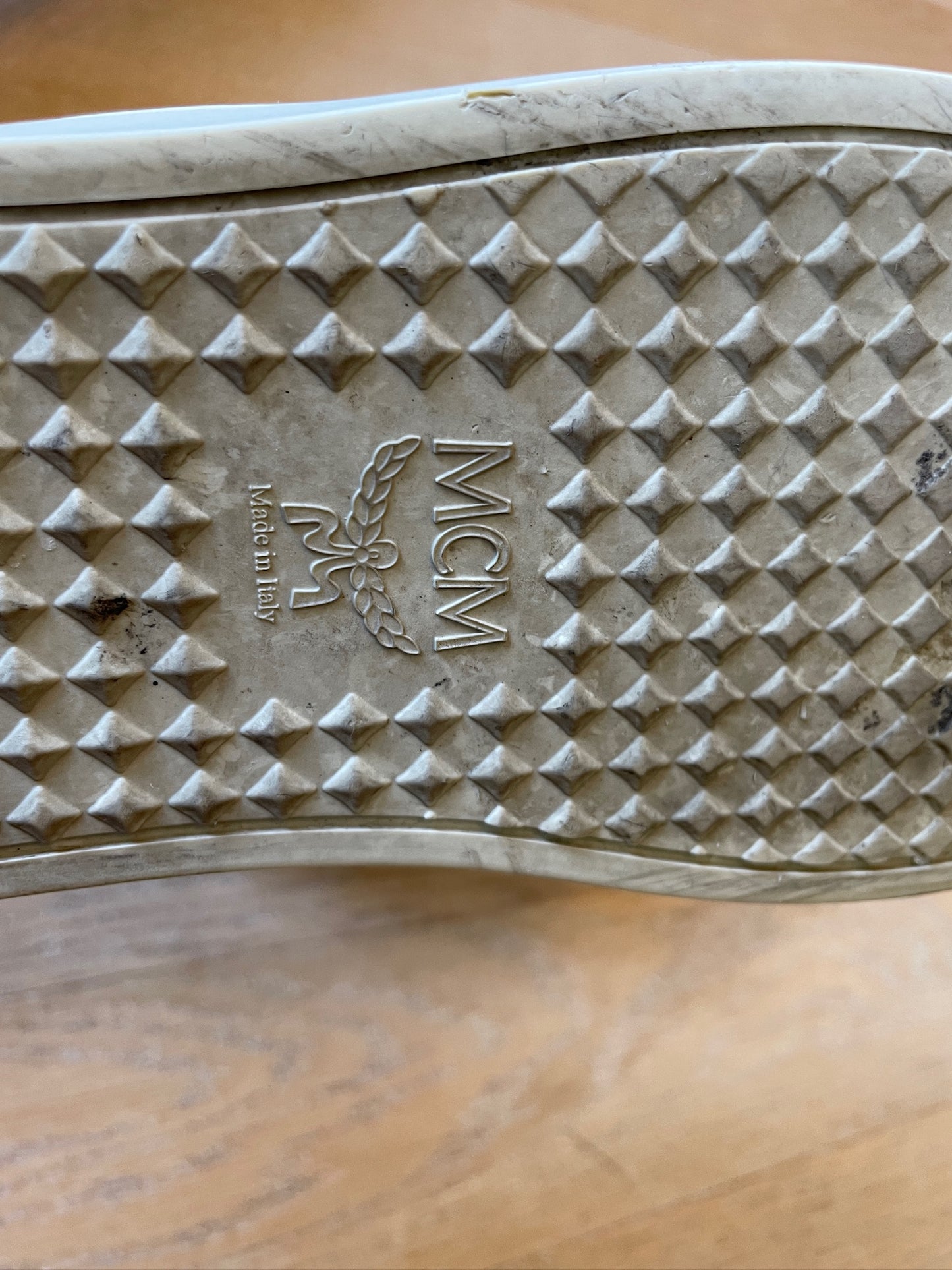 Vintage MCM Leather Slip-Ons