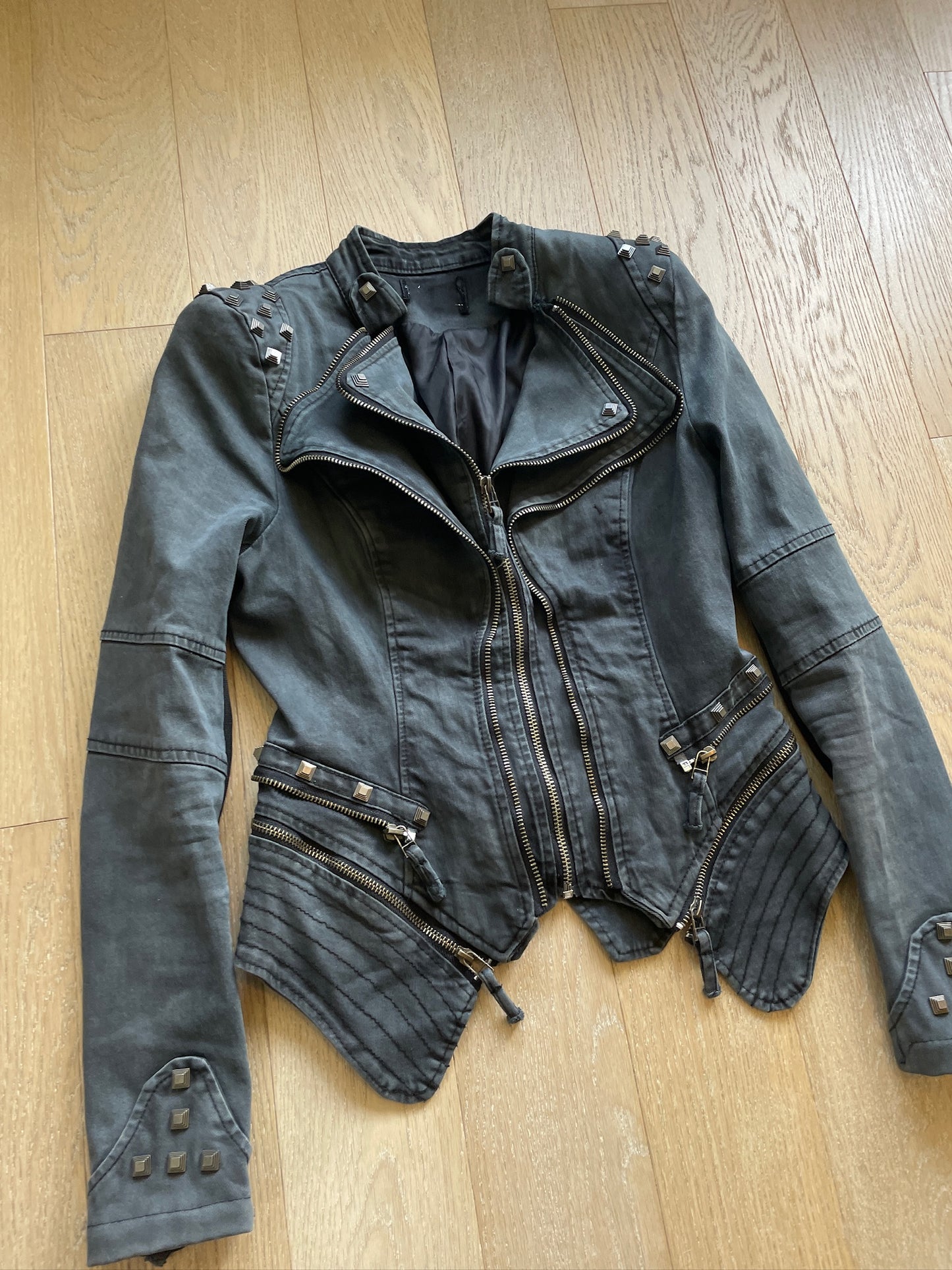 Vintage Studded Biker Jacket