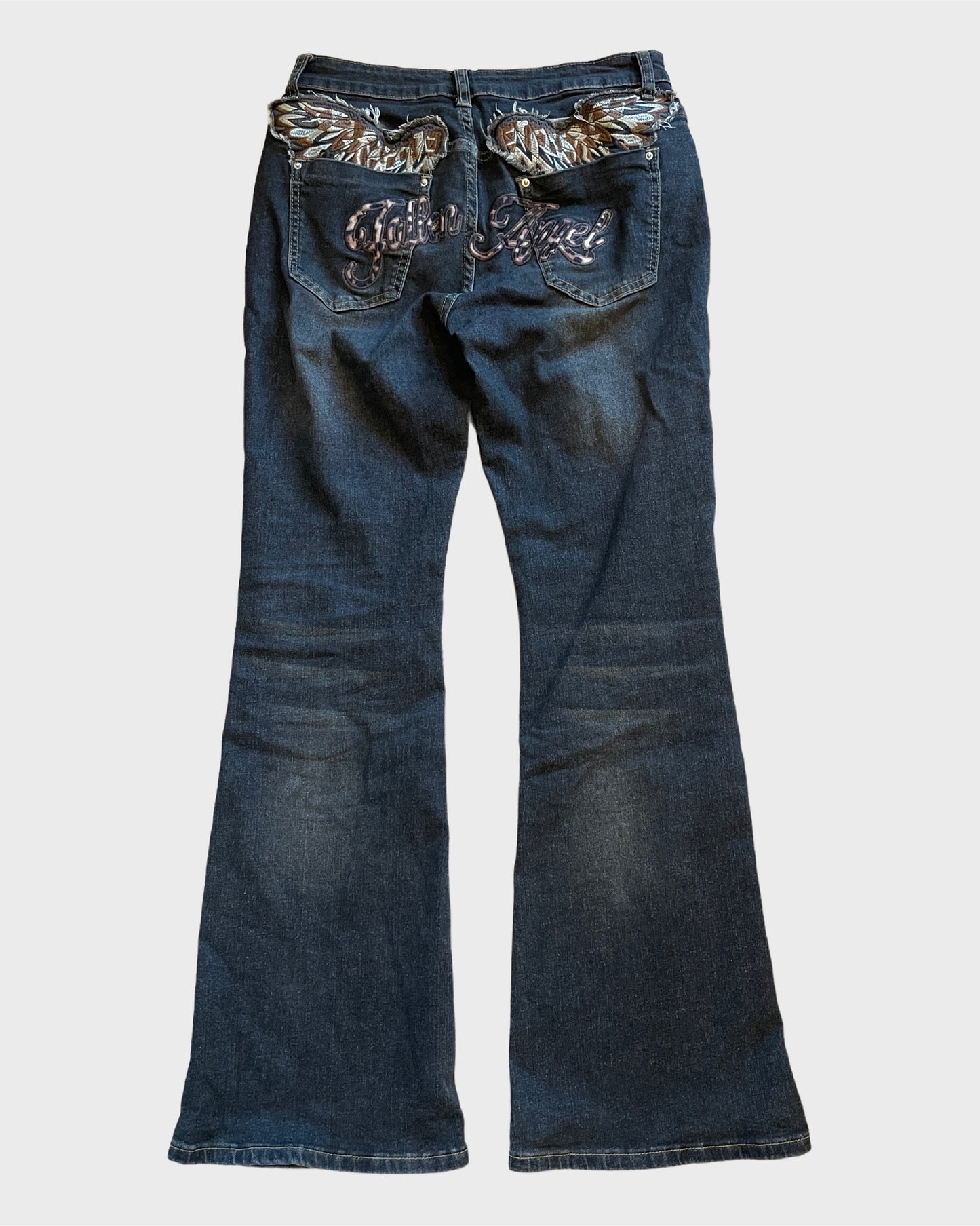 Vintage Angel Wings Denim Jeans