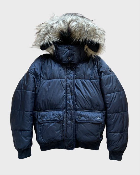 Vintage Abercrombie & Fitch Fur Puffer Jacket