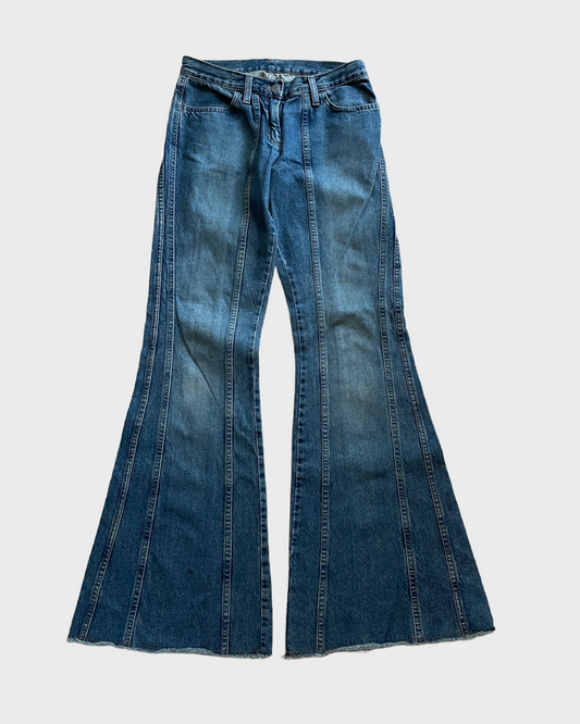 Vintage Flared Denim Jeans