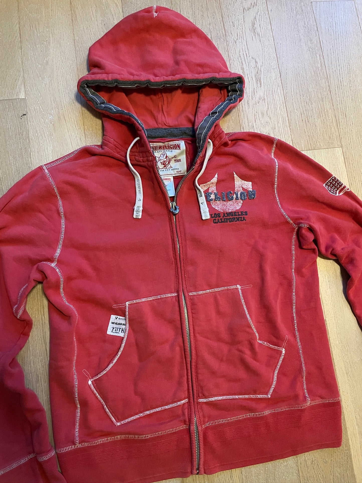 Vintage True Religion Zip Hoodie