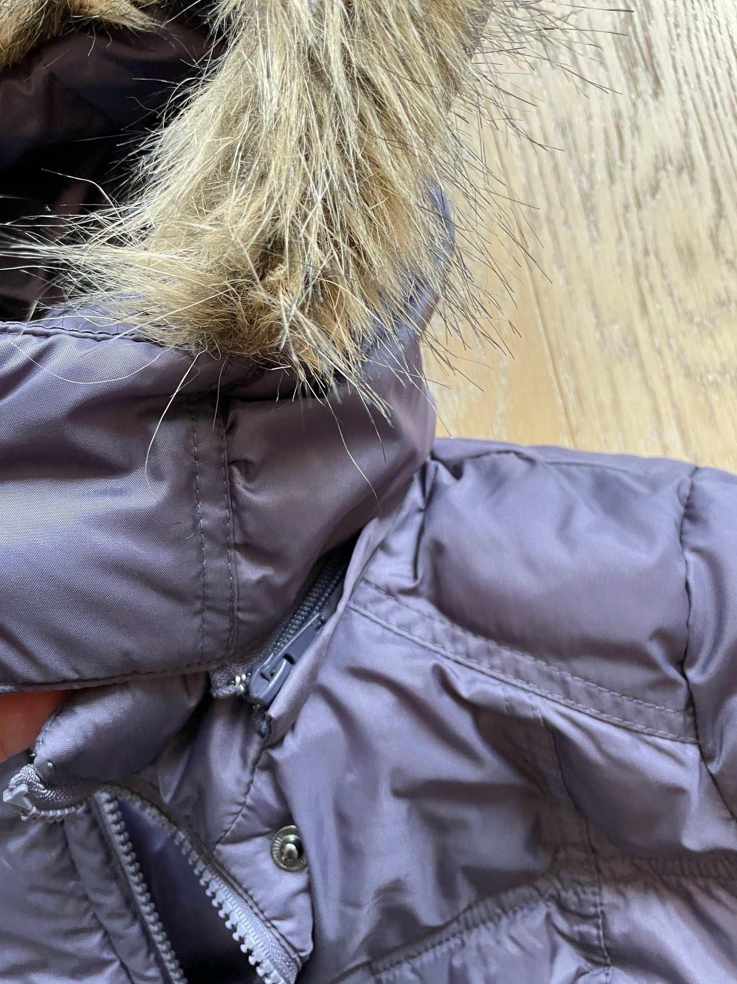 Vintage Fur Puffer Jacket