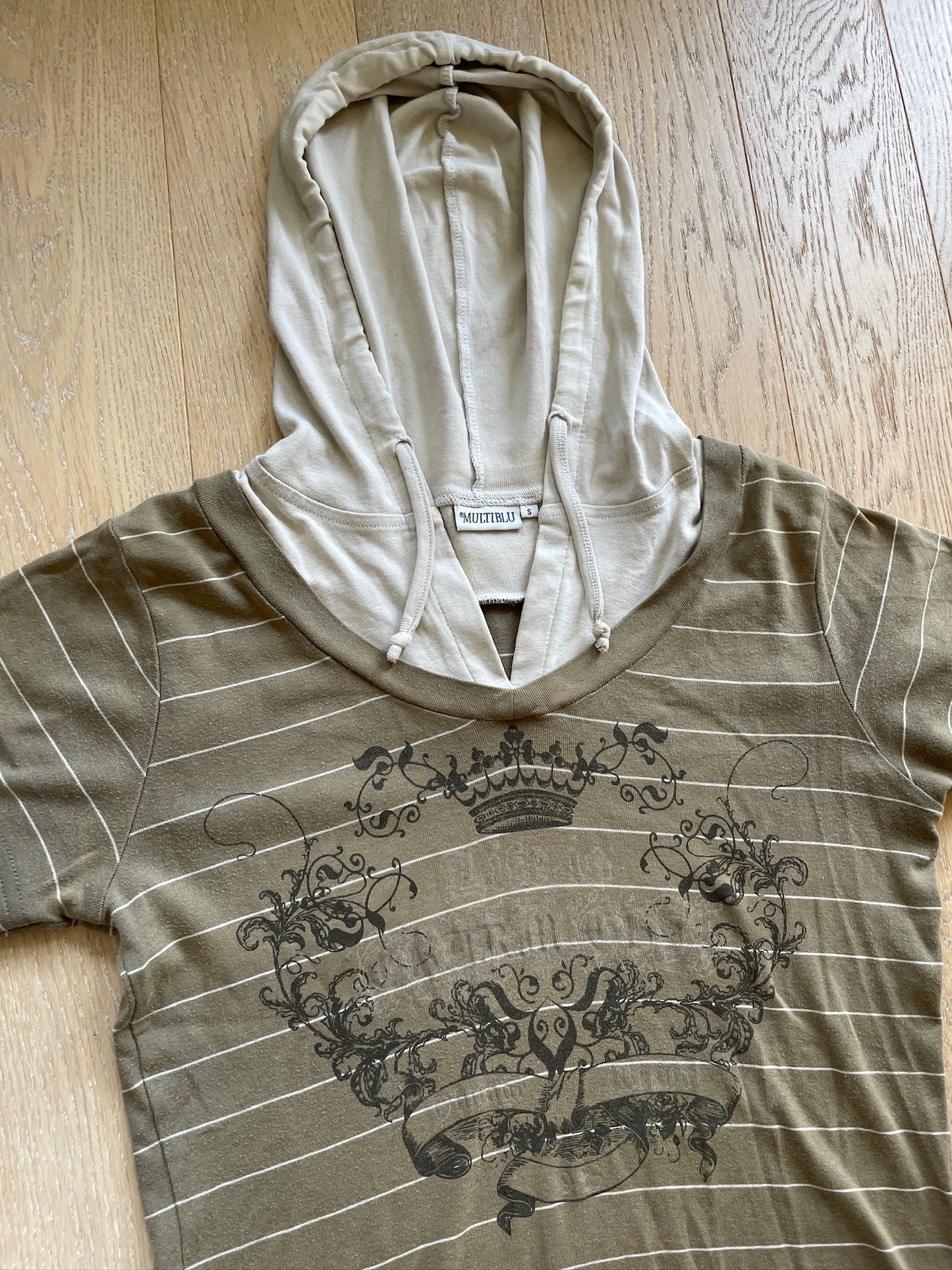 Vintage Short Sleeve Hoodie