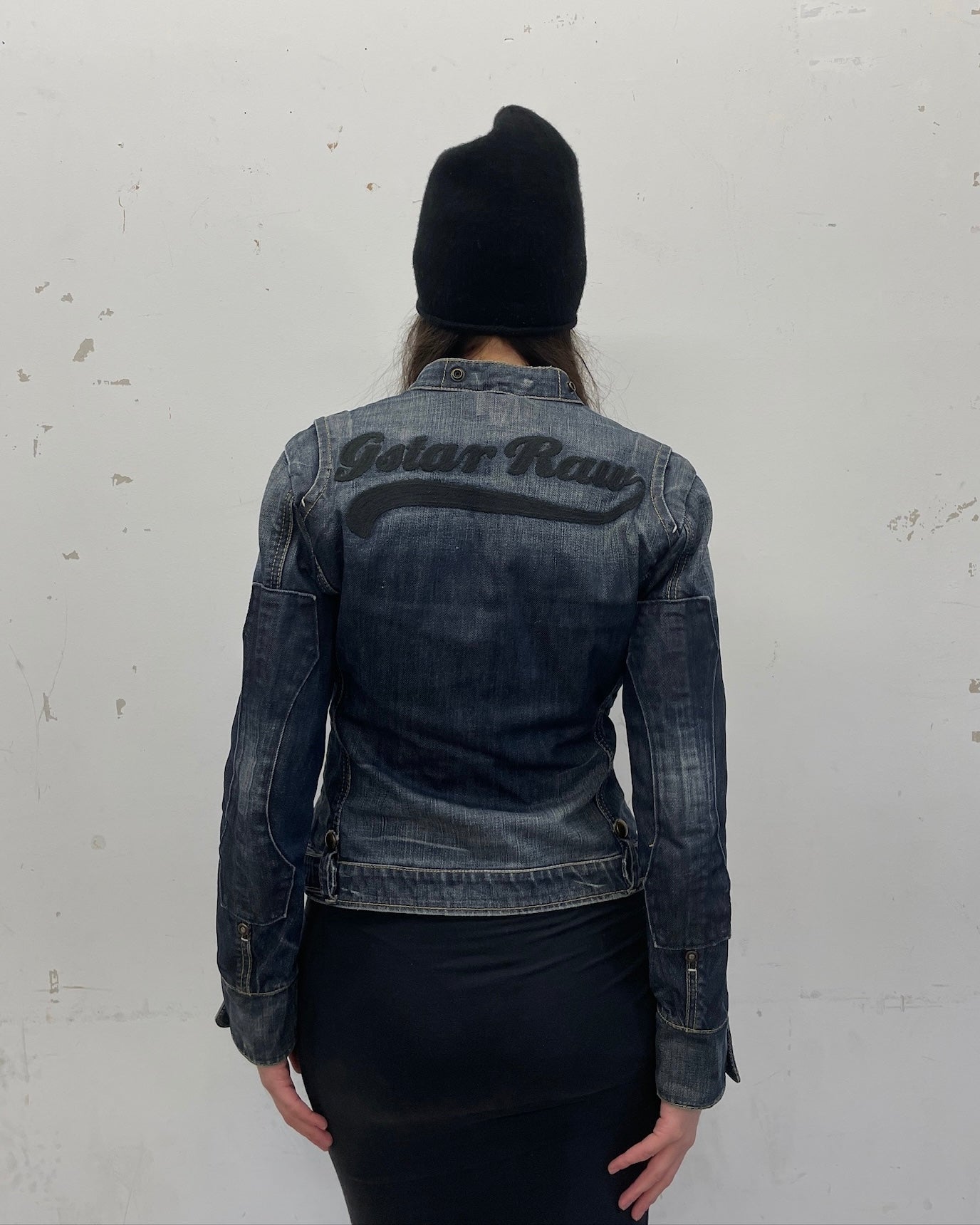 Vintage G-Star RAW Biker Denim Jacket