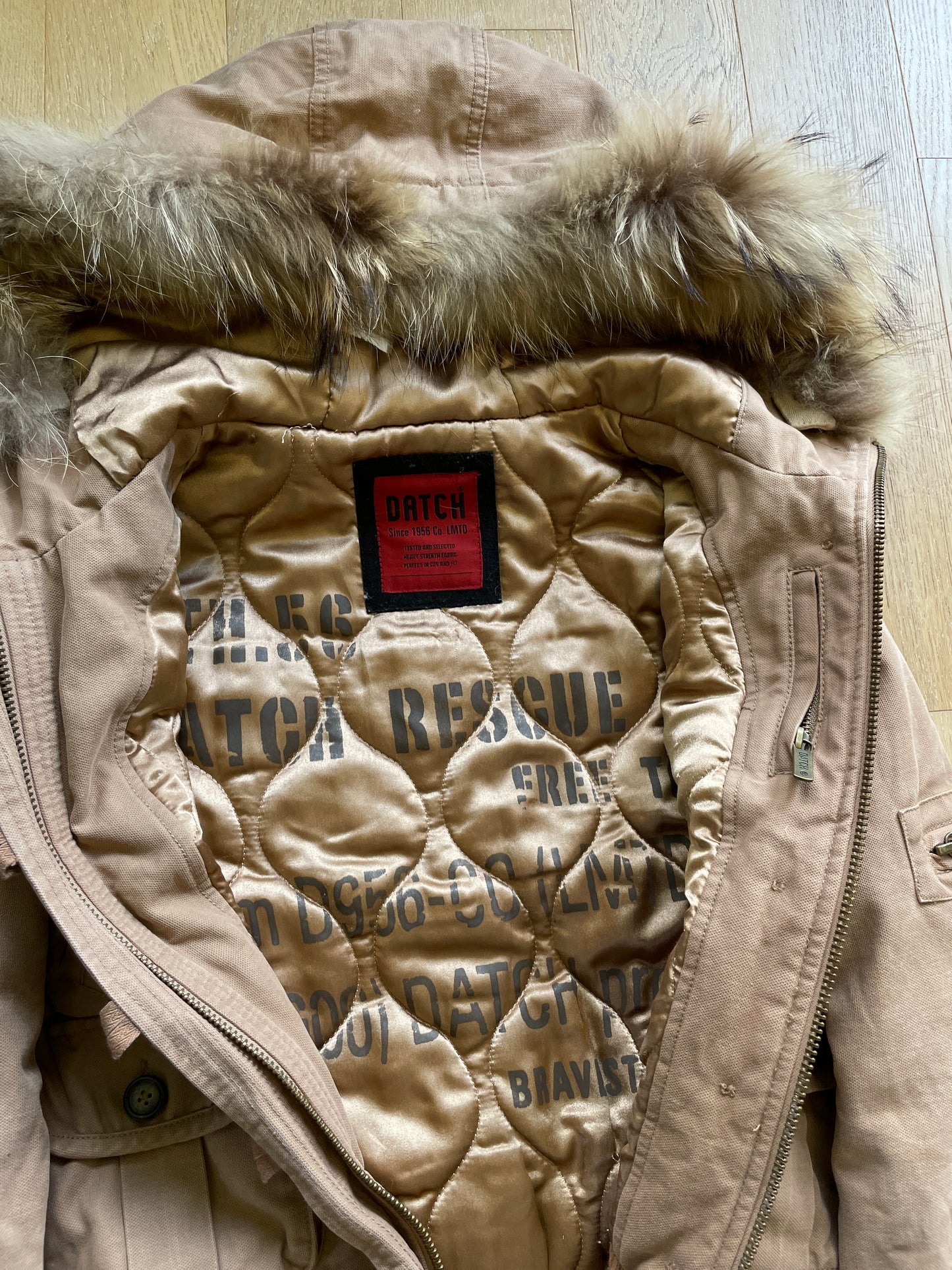 Vintage Fur Winter Jacket
