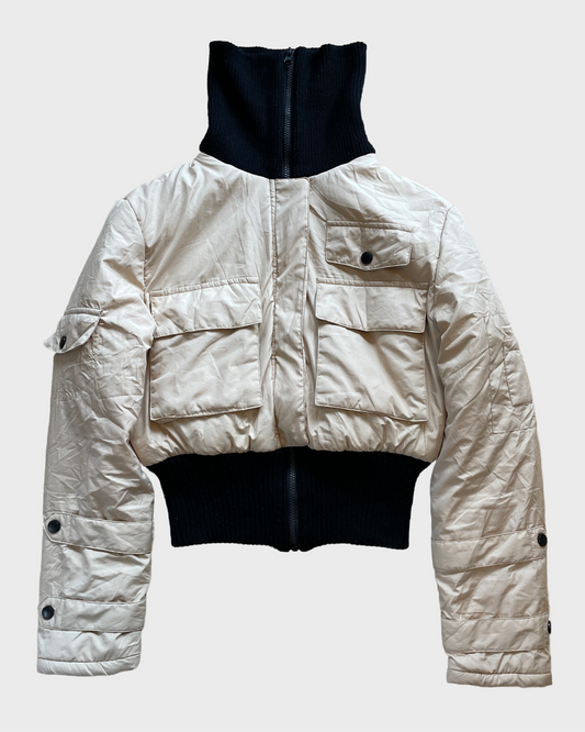 Vintage Cropped Puffer Jacket