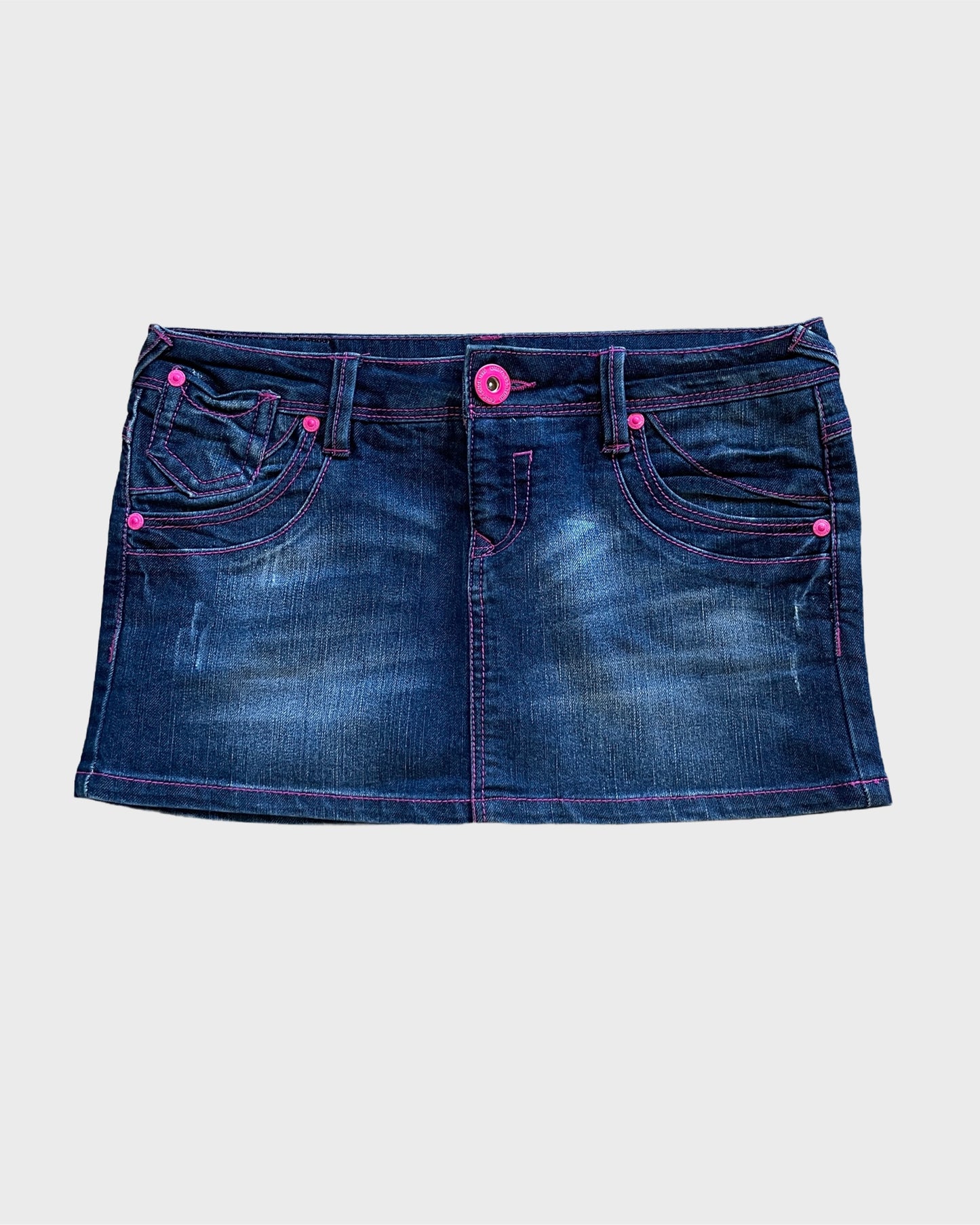 Vintage Denim Miniskirt