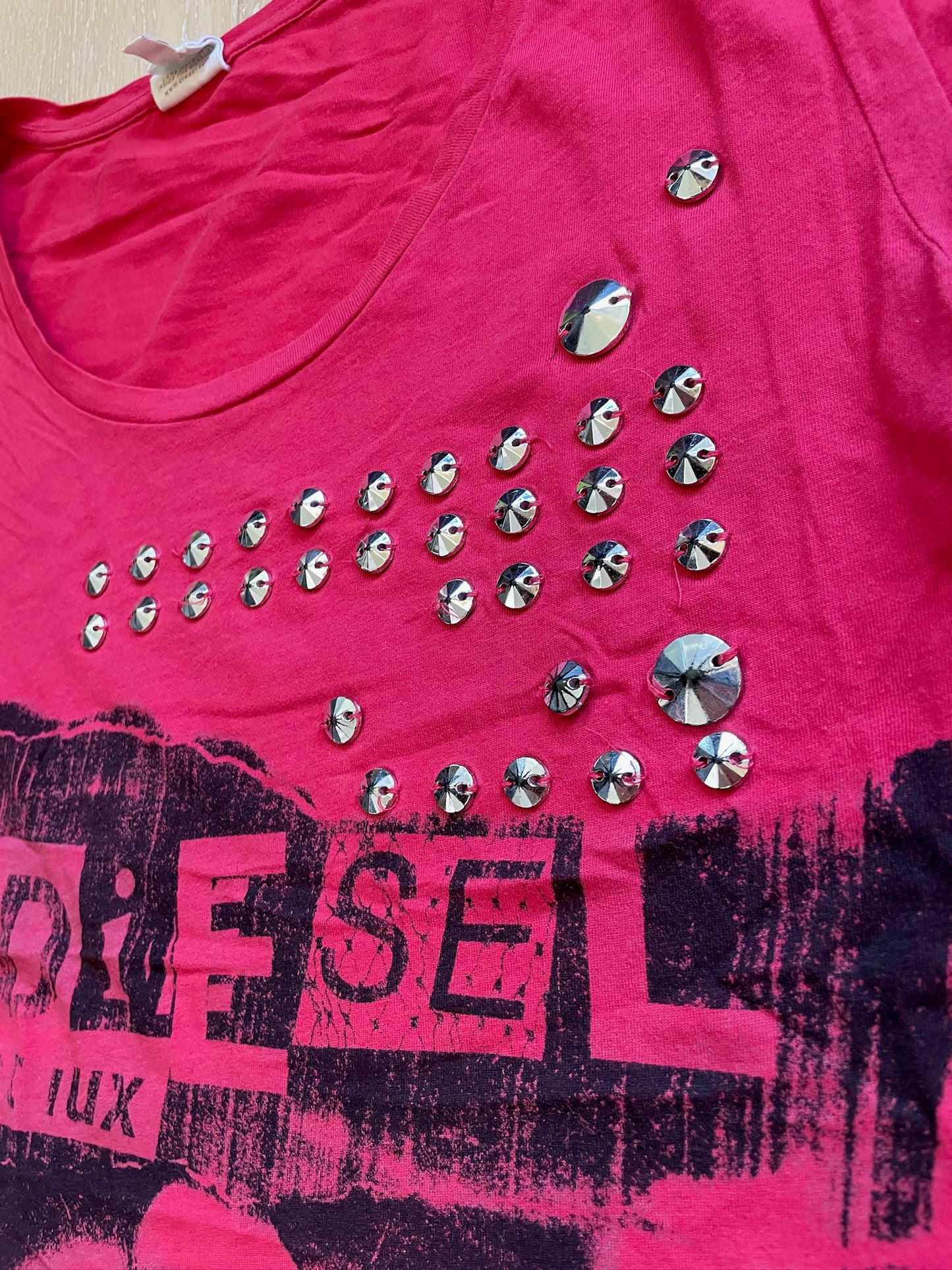 Vintage Diesel Studded T-Shirt