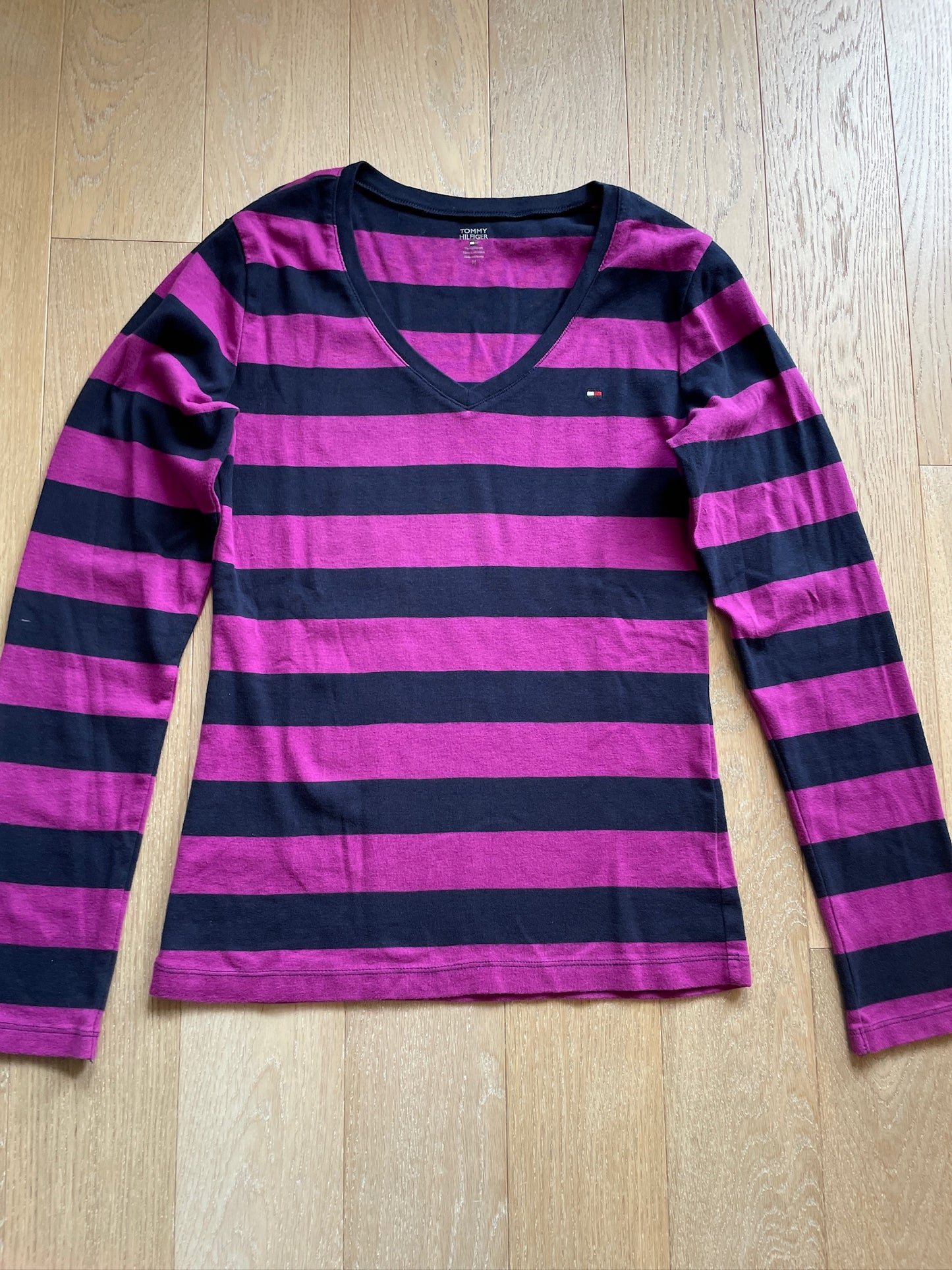 Vintage Tommy Hilfiger Deep Neck Knit Sweater