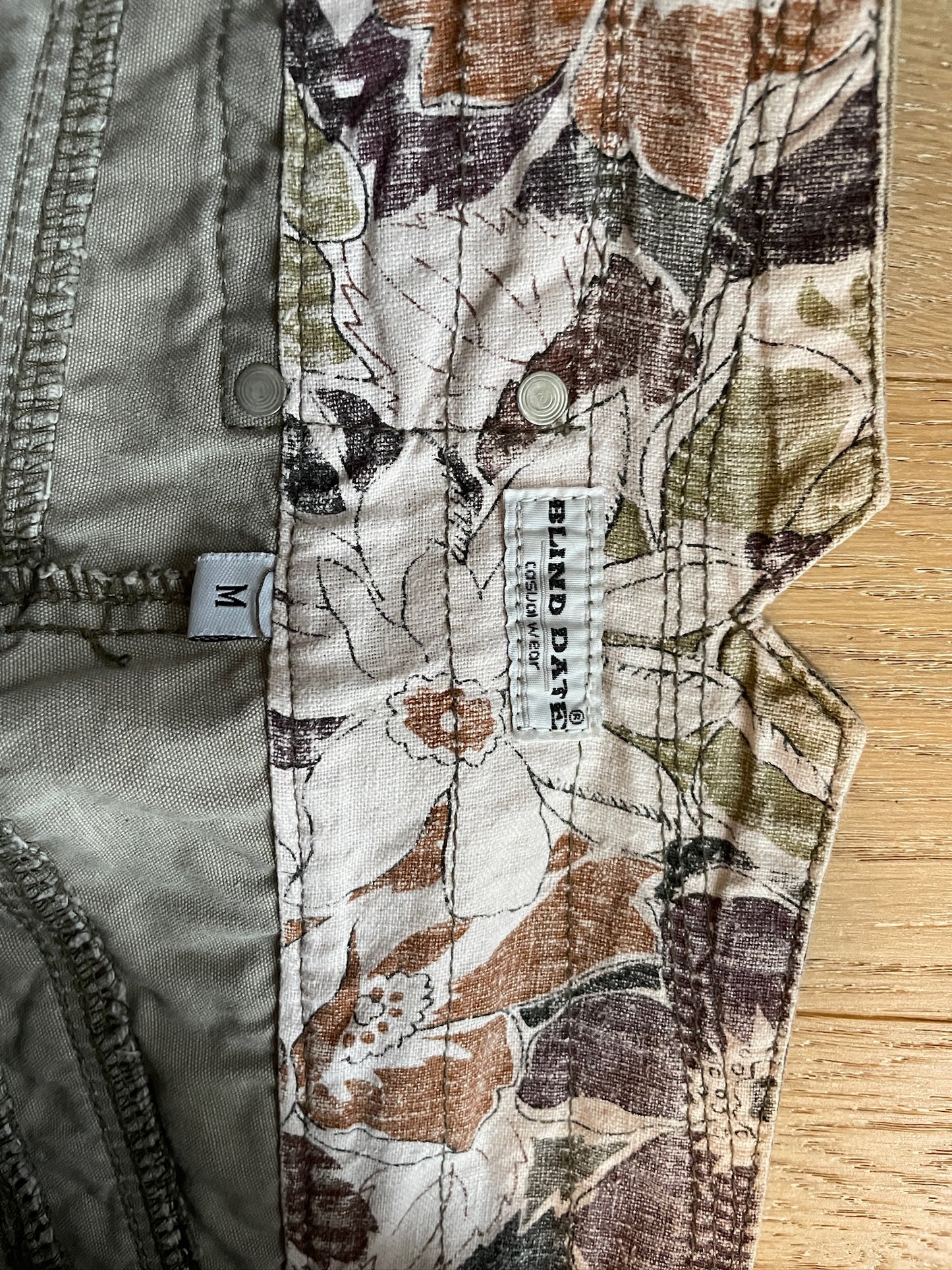 Vintage Camouflage Biker Pants