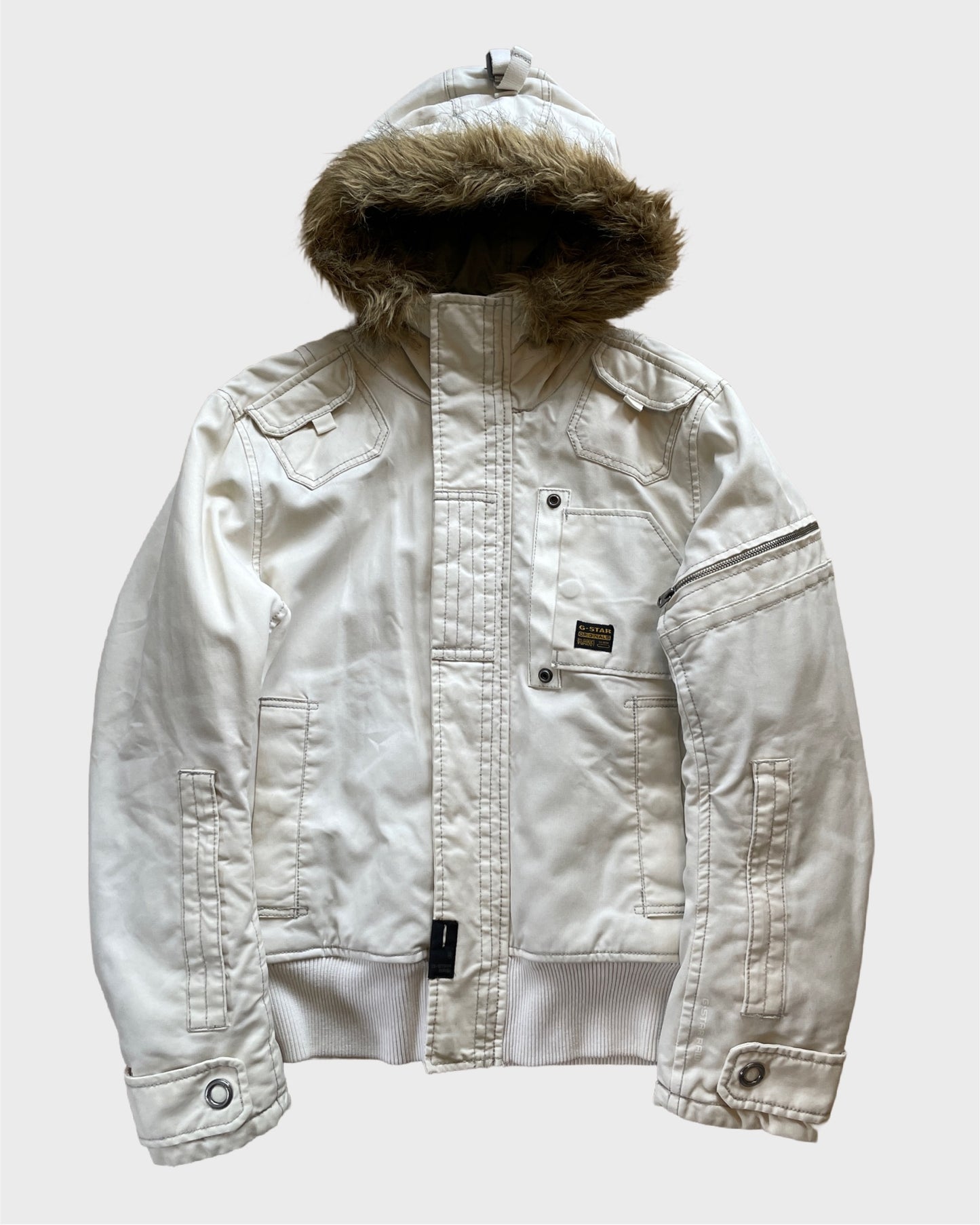 Vintage G-Star RAW Fur Military Jacket