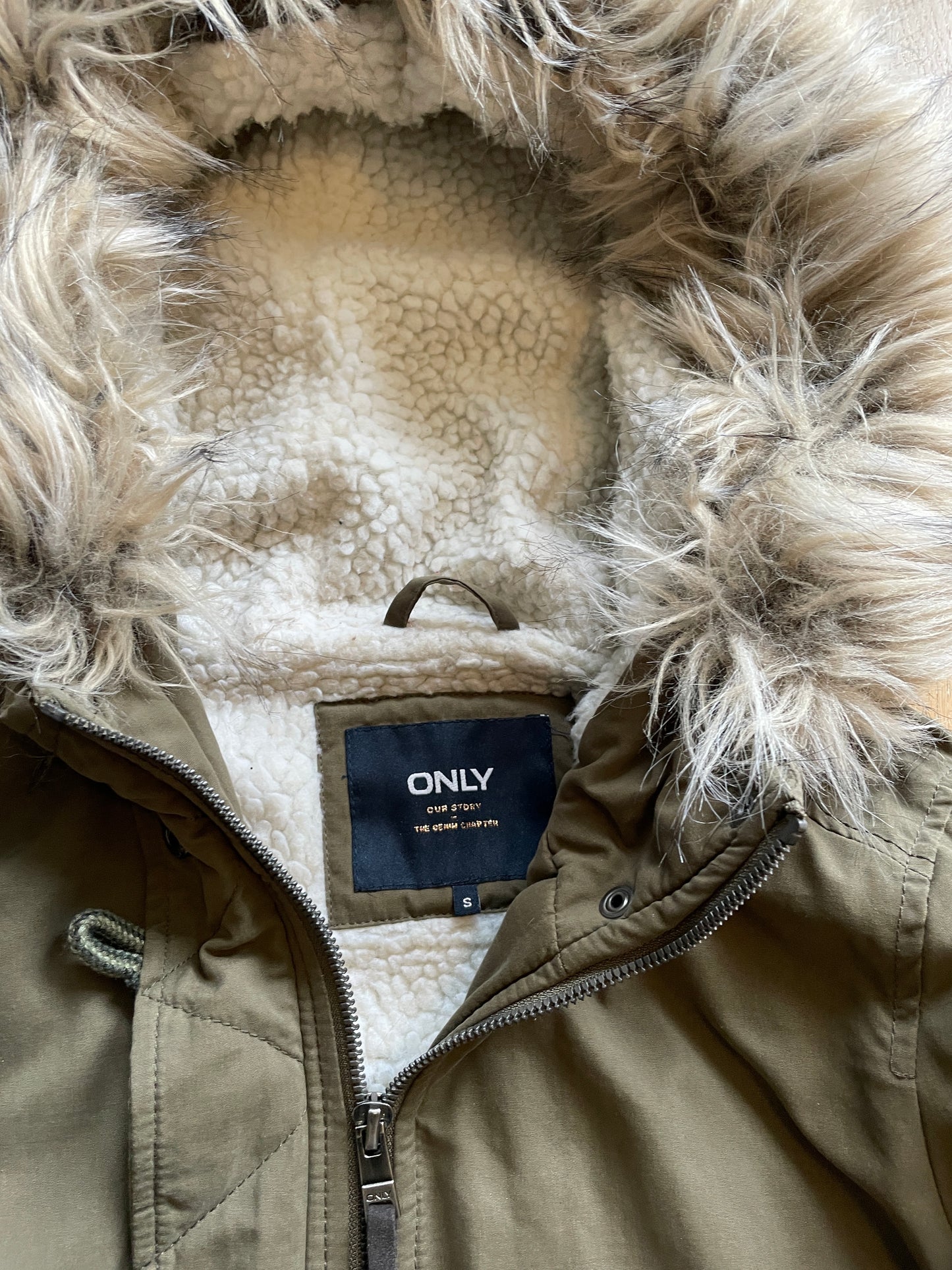 Vintage Military Fur Jacket