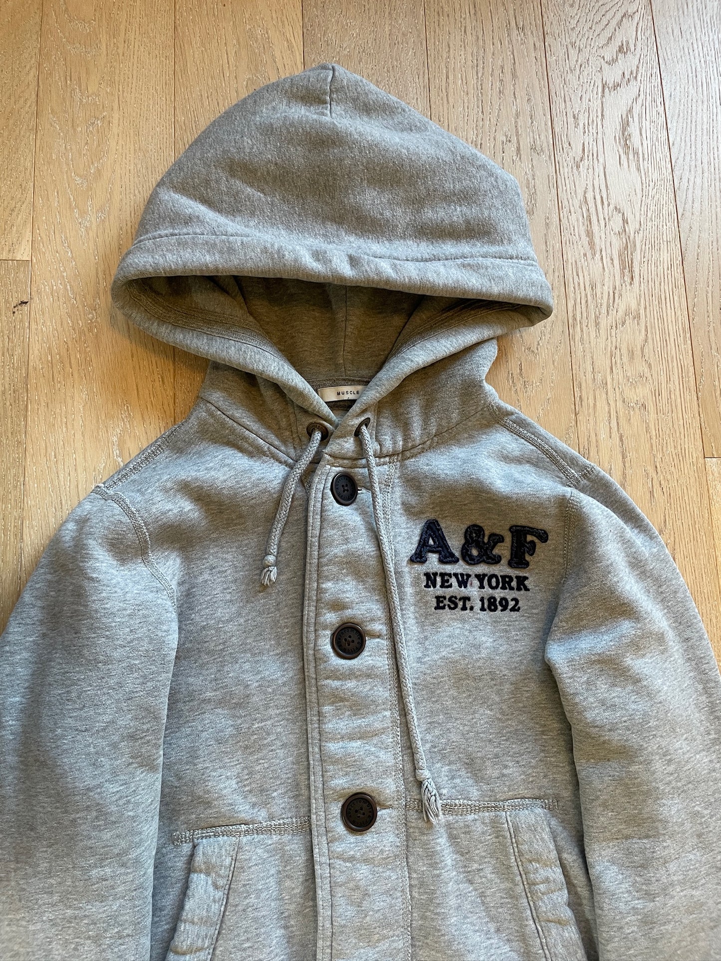 Vintage Abercrombie & Fitch Button Up Hoodie