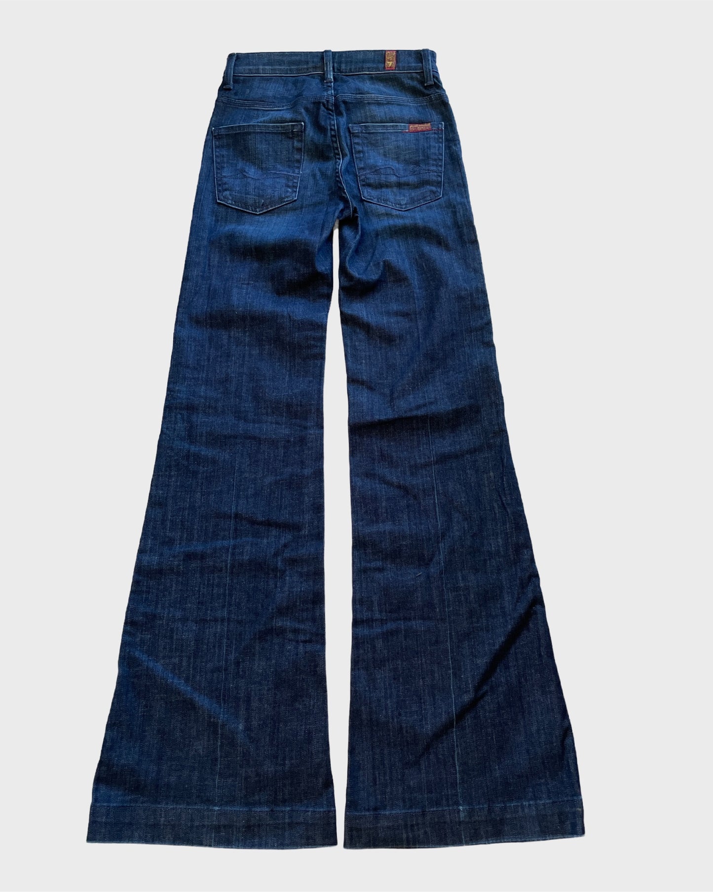 Vintage 7 For All Mankind Flared Denim Jeans