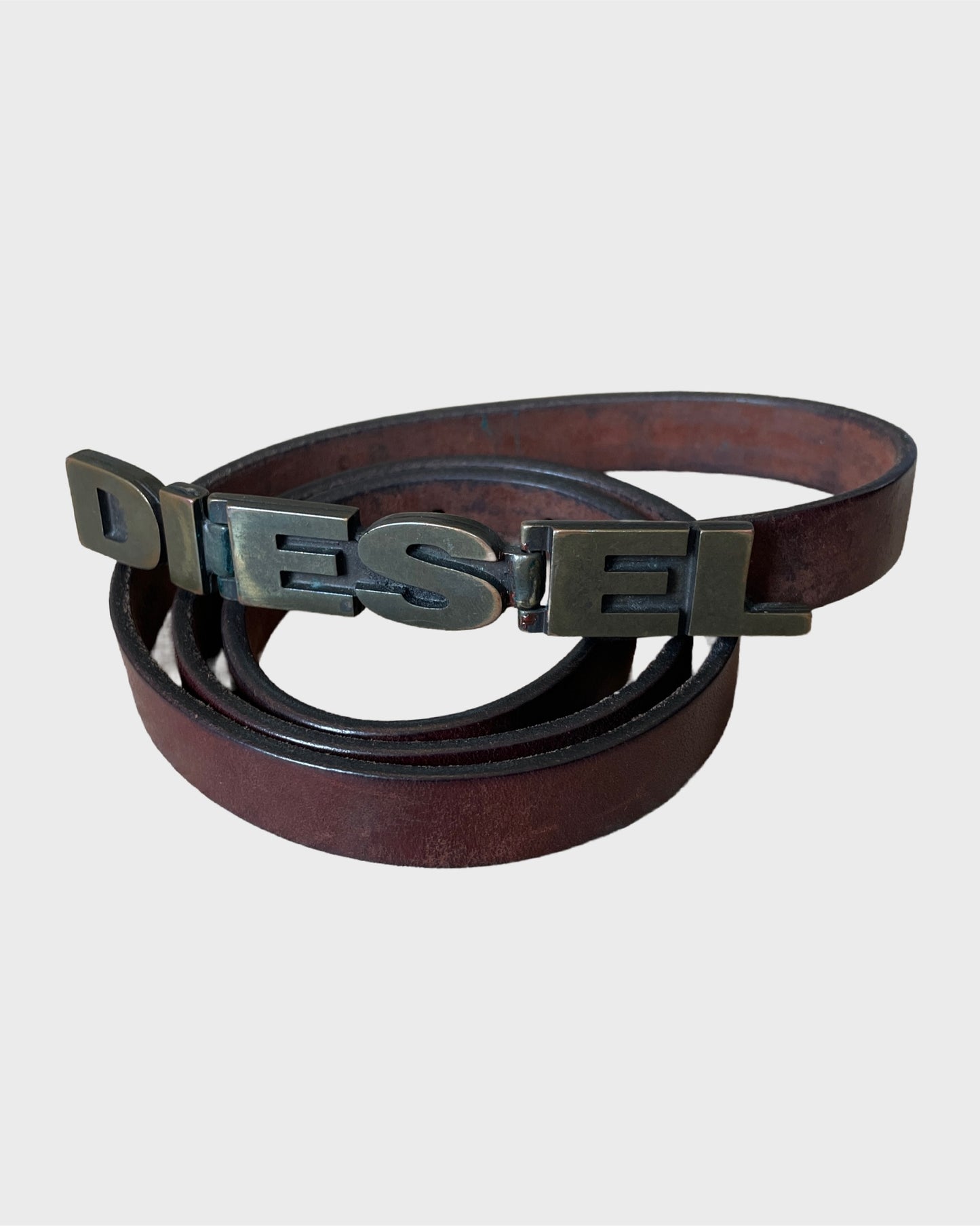 Vintage Diesel Logo Belt