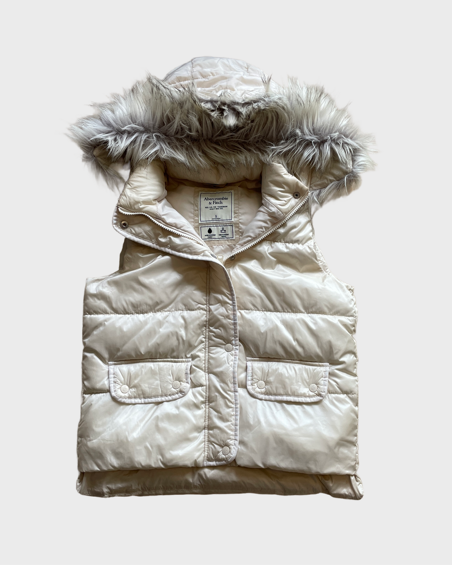 Vintage Abercrombie & Fitch Winter Fur Vest