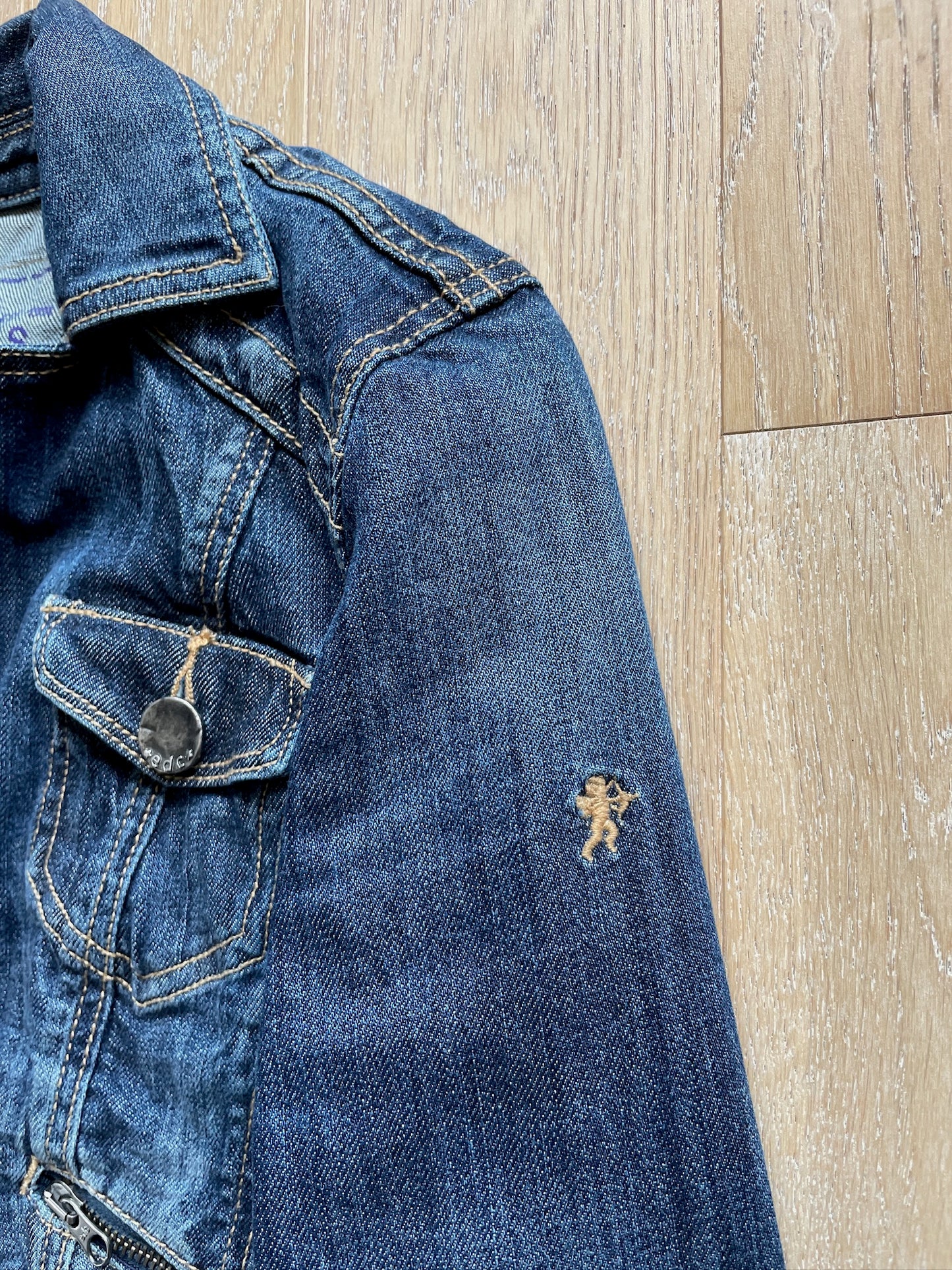 Vintage Cropped Jeansjacket