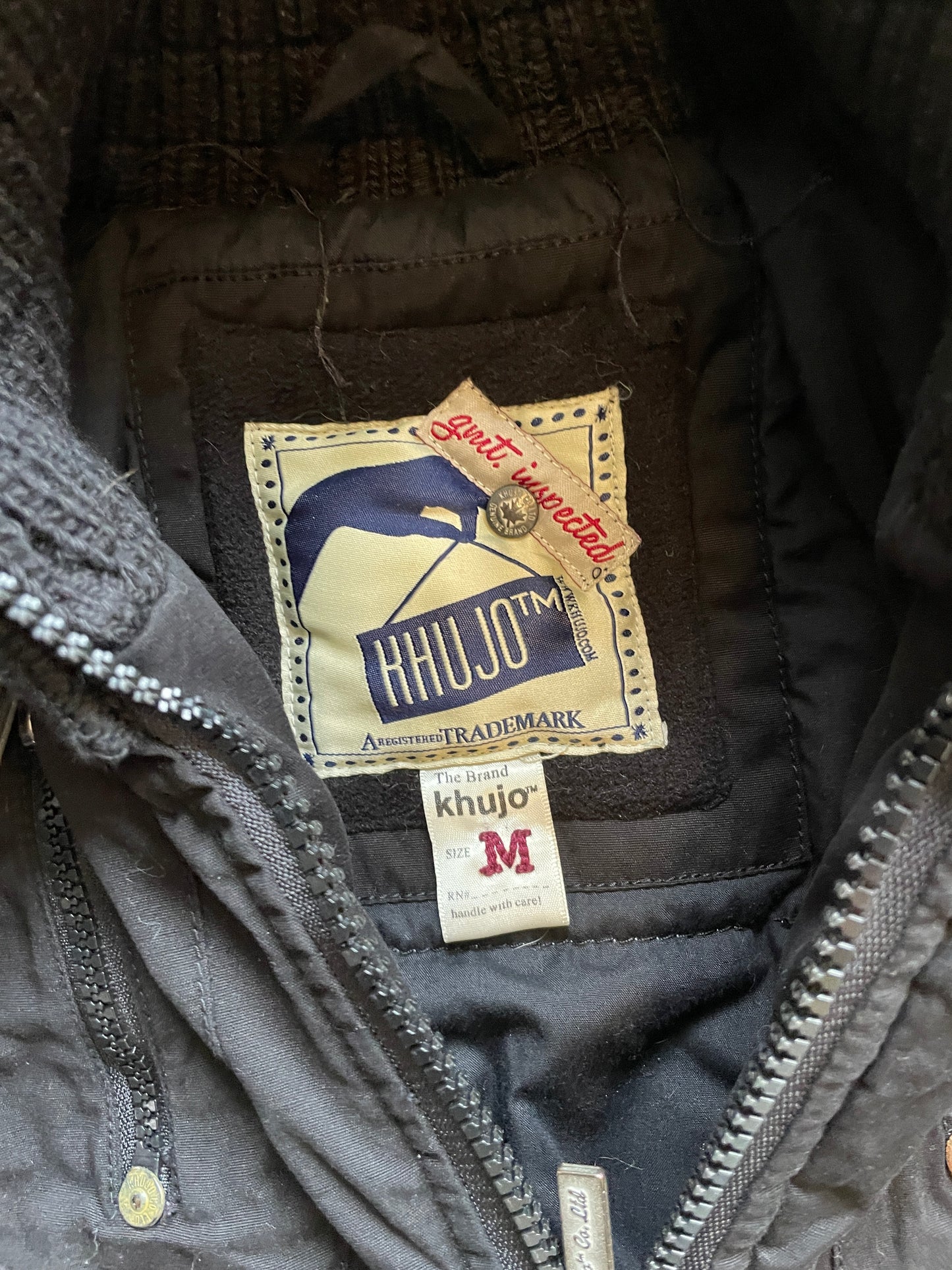 Vintage Khujo Military Fur Jacket