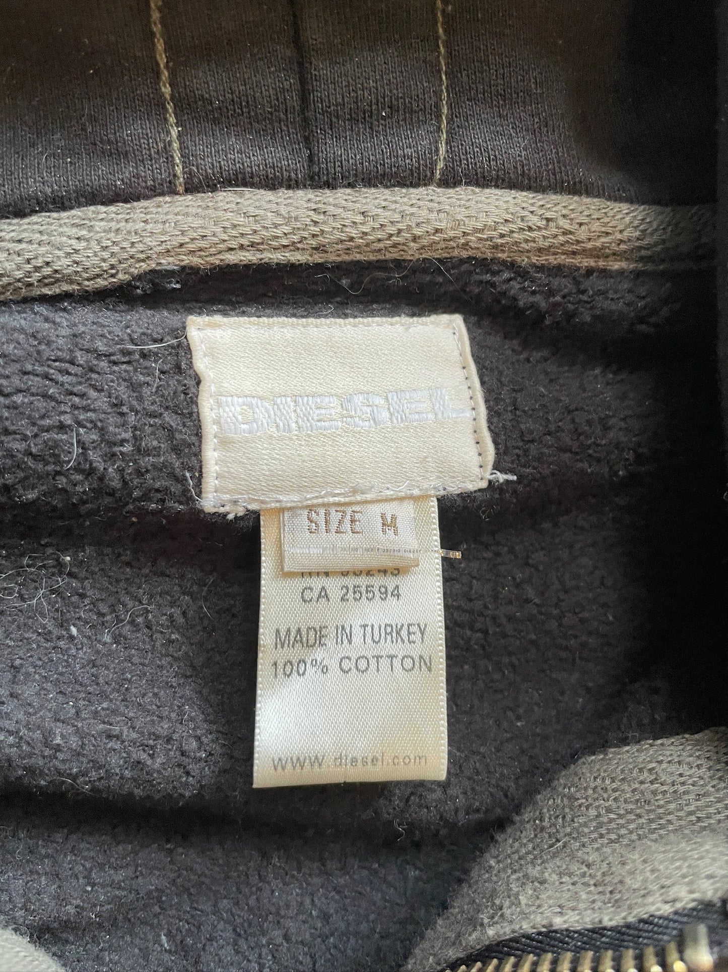 Vintage Diesel Zip Hoodie