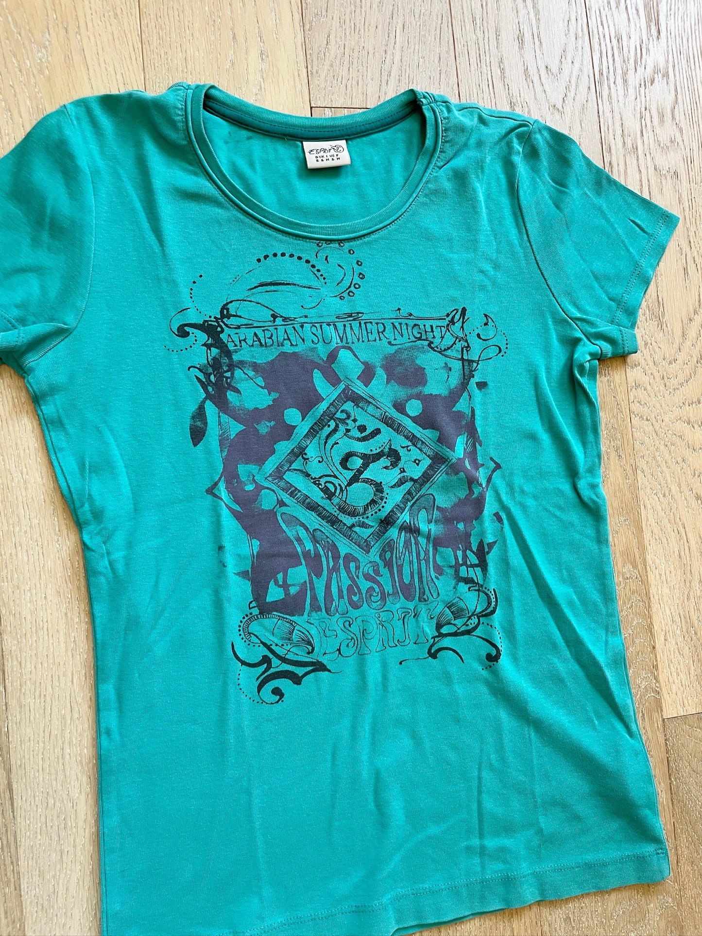 Vintage Teal Graphic T-Shirt