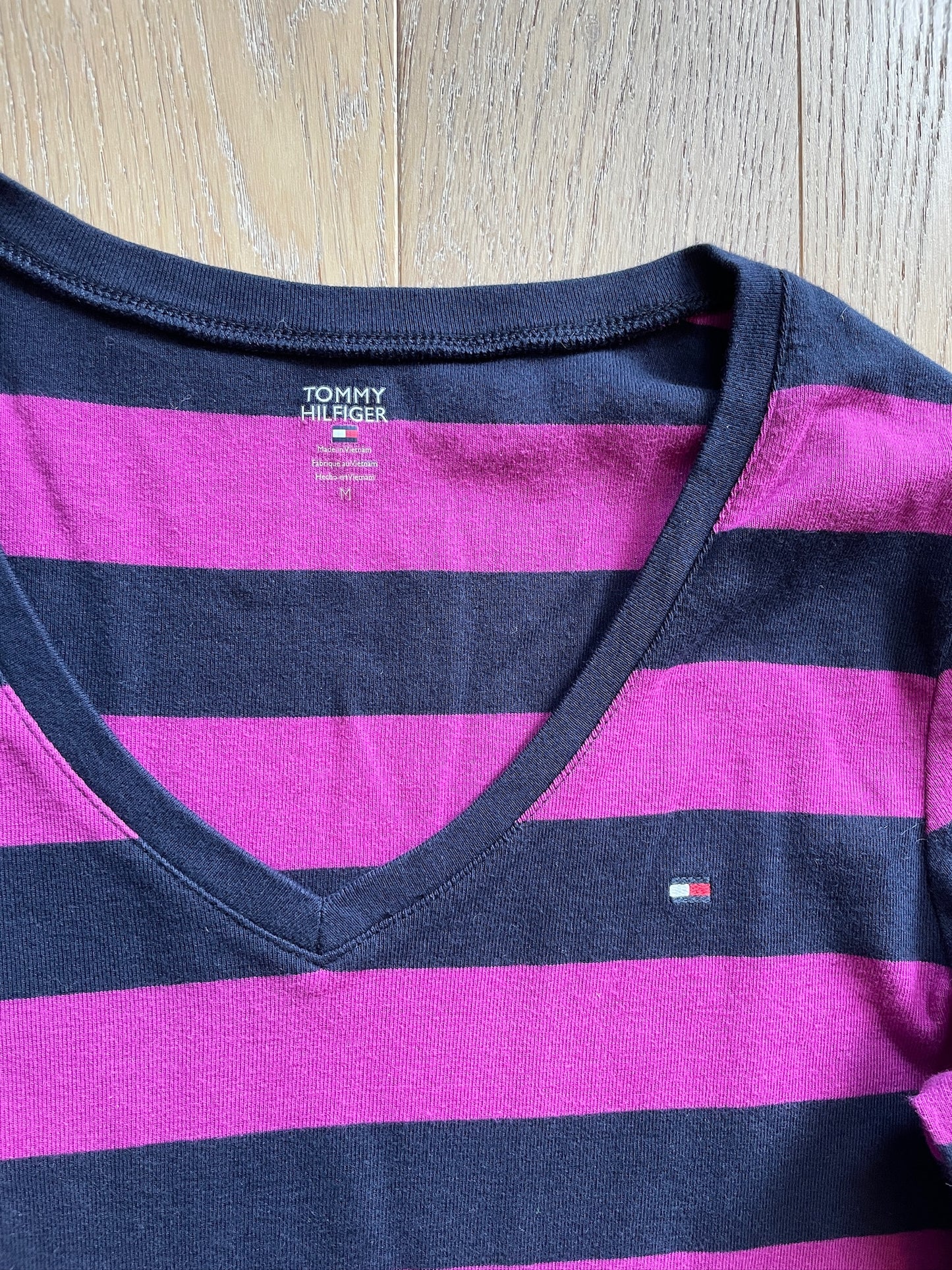 Vintage Tommy Hilfiger Deep Neck Knit Sweater