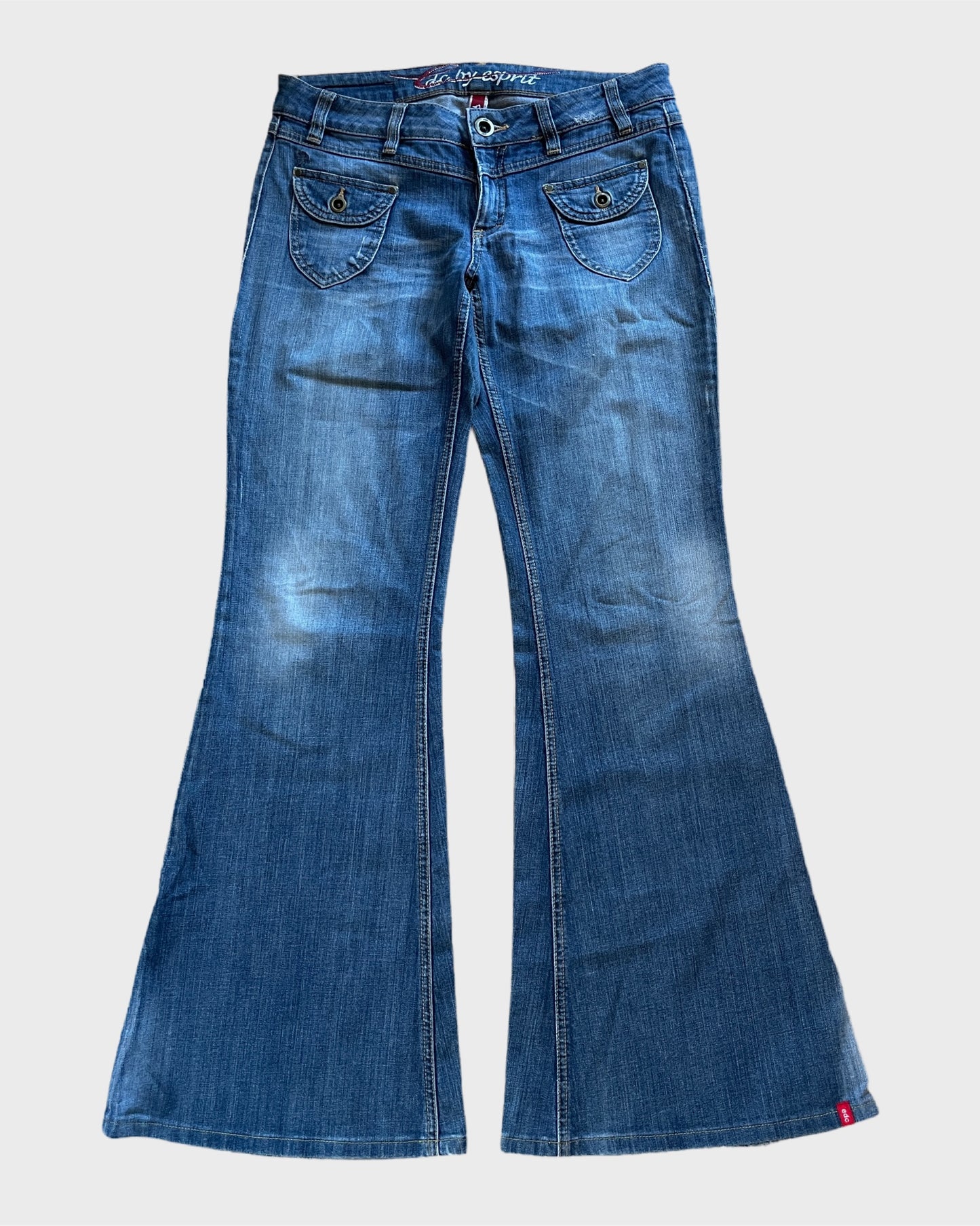 Vintage Lowwaist Flared Denim Jeans