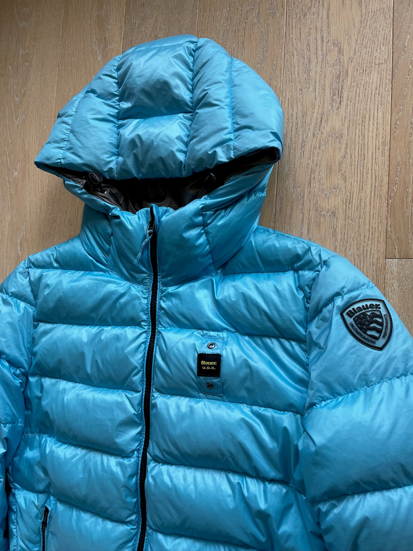 Vintage Blauer Puffer Jacket