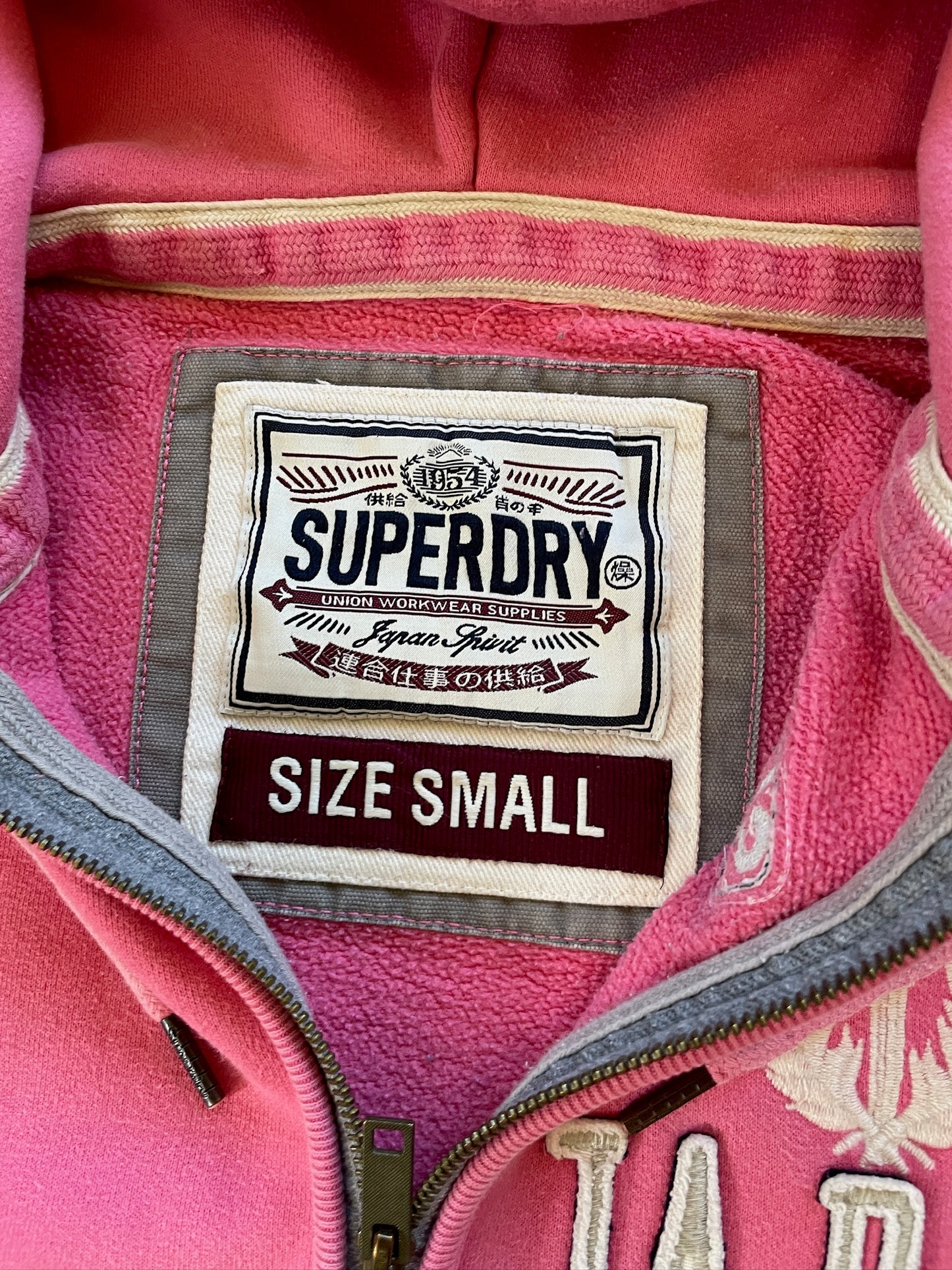 Vintage Superdry Zip Hoodie