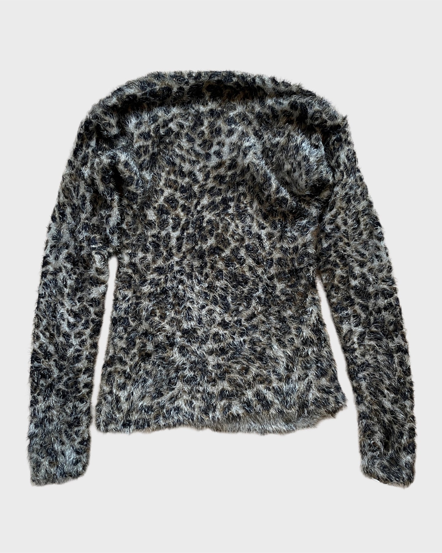 Vintage Leopard Mohair Sweater
