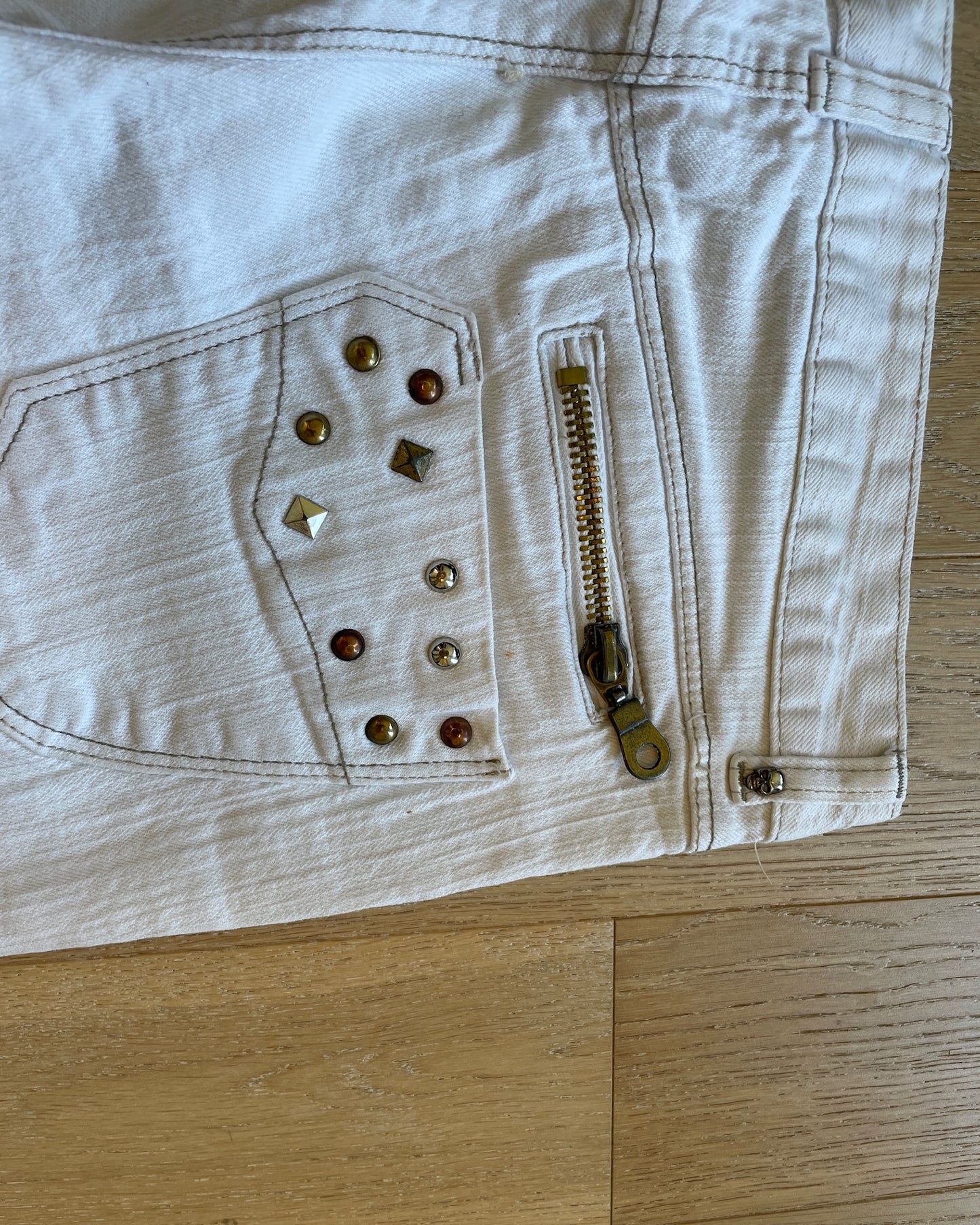 Vintage Studded Shorts