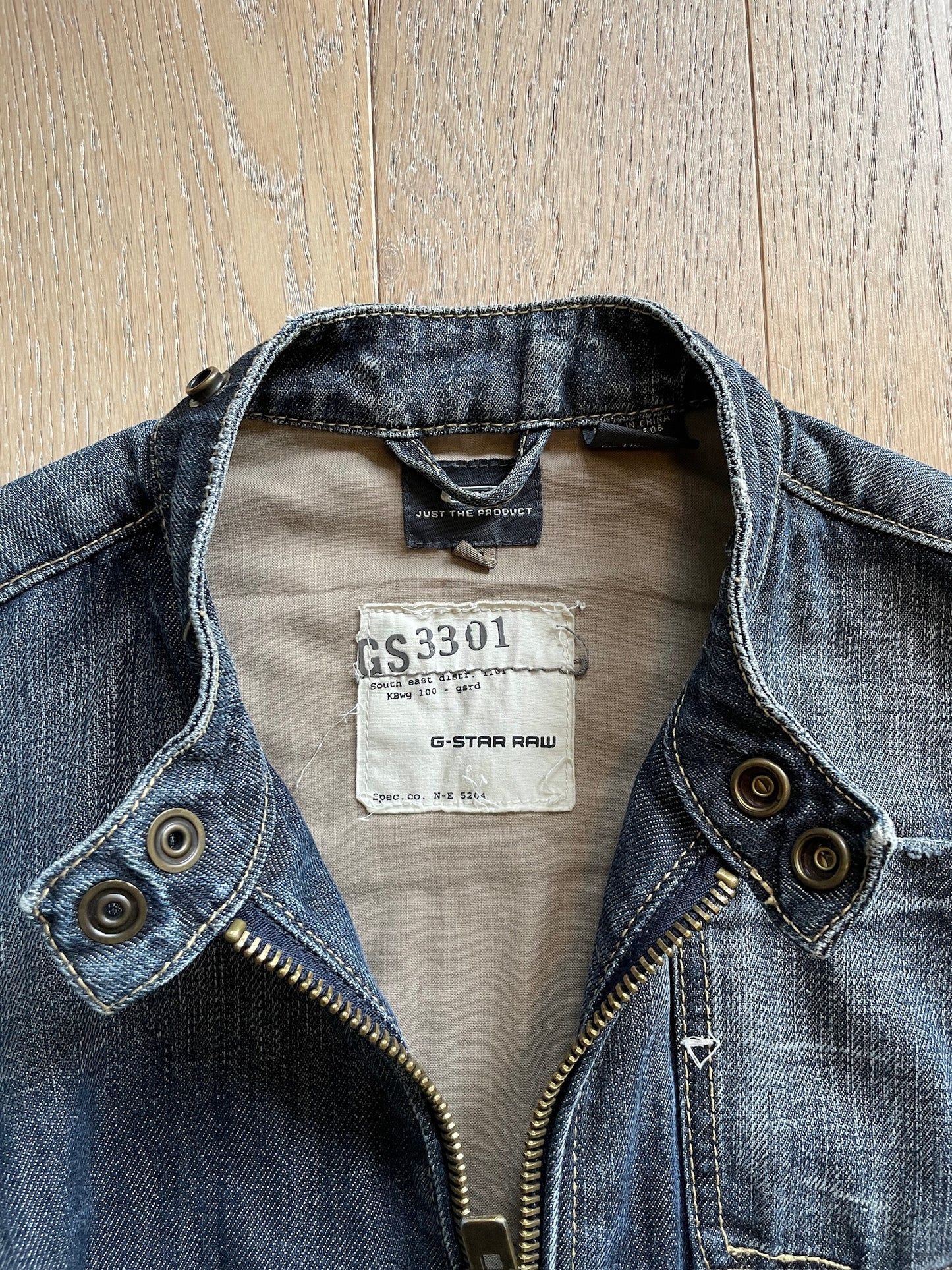 Vintage G-Star RAW Biker Denim Jacket