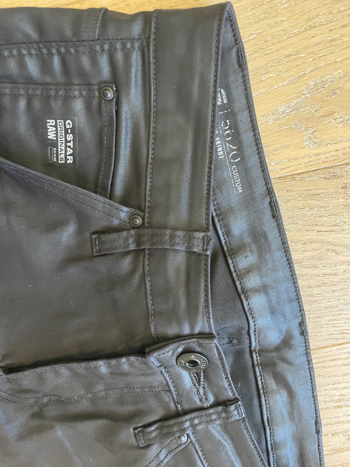 Vintage G-Star RAW Biker Waxed Denim