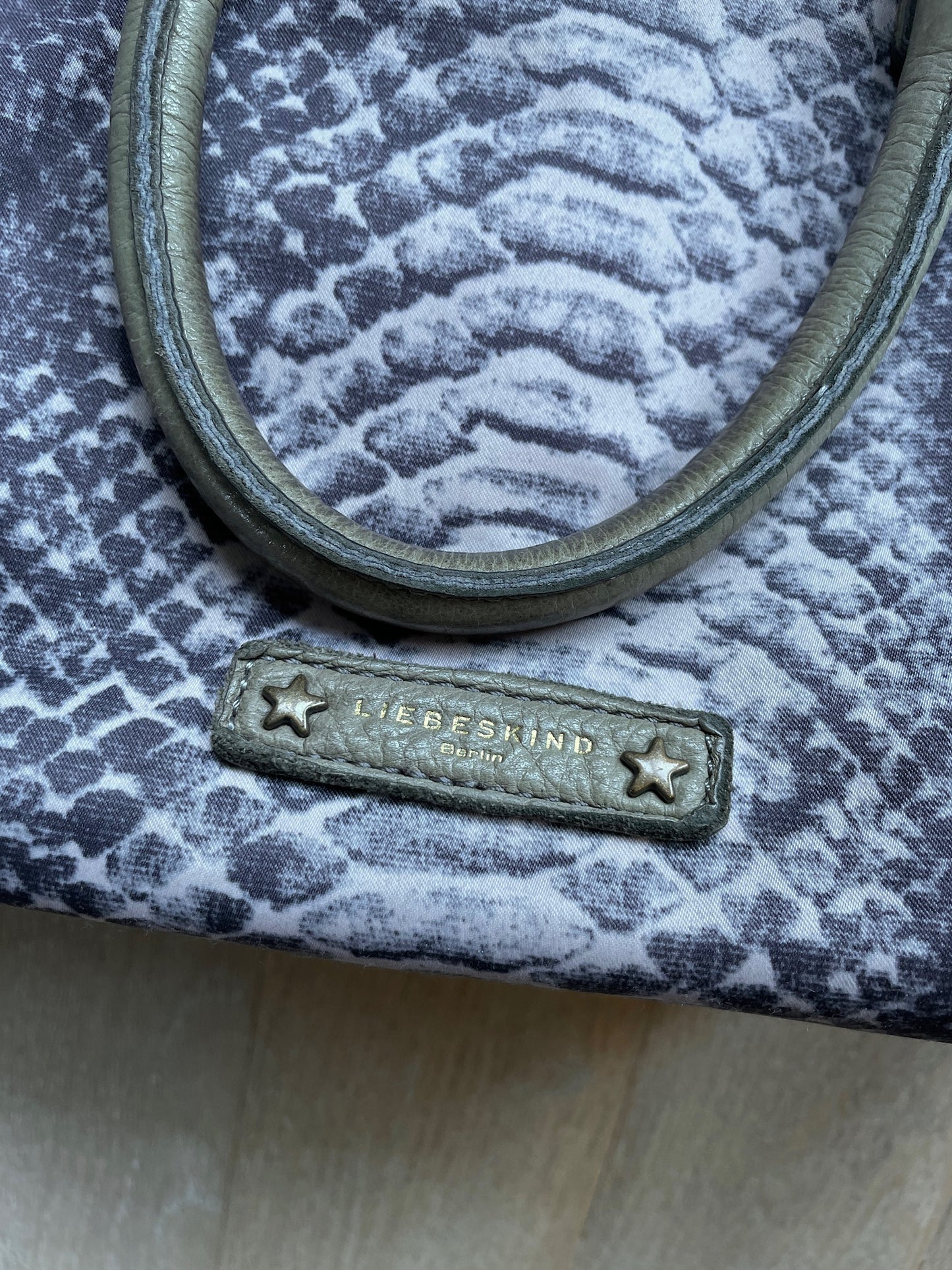 Vintage Liebeskind Snake Print Bag