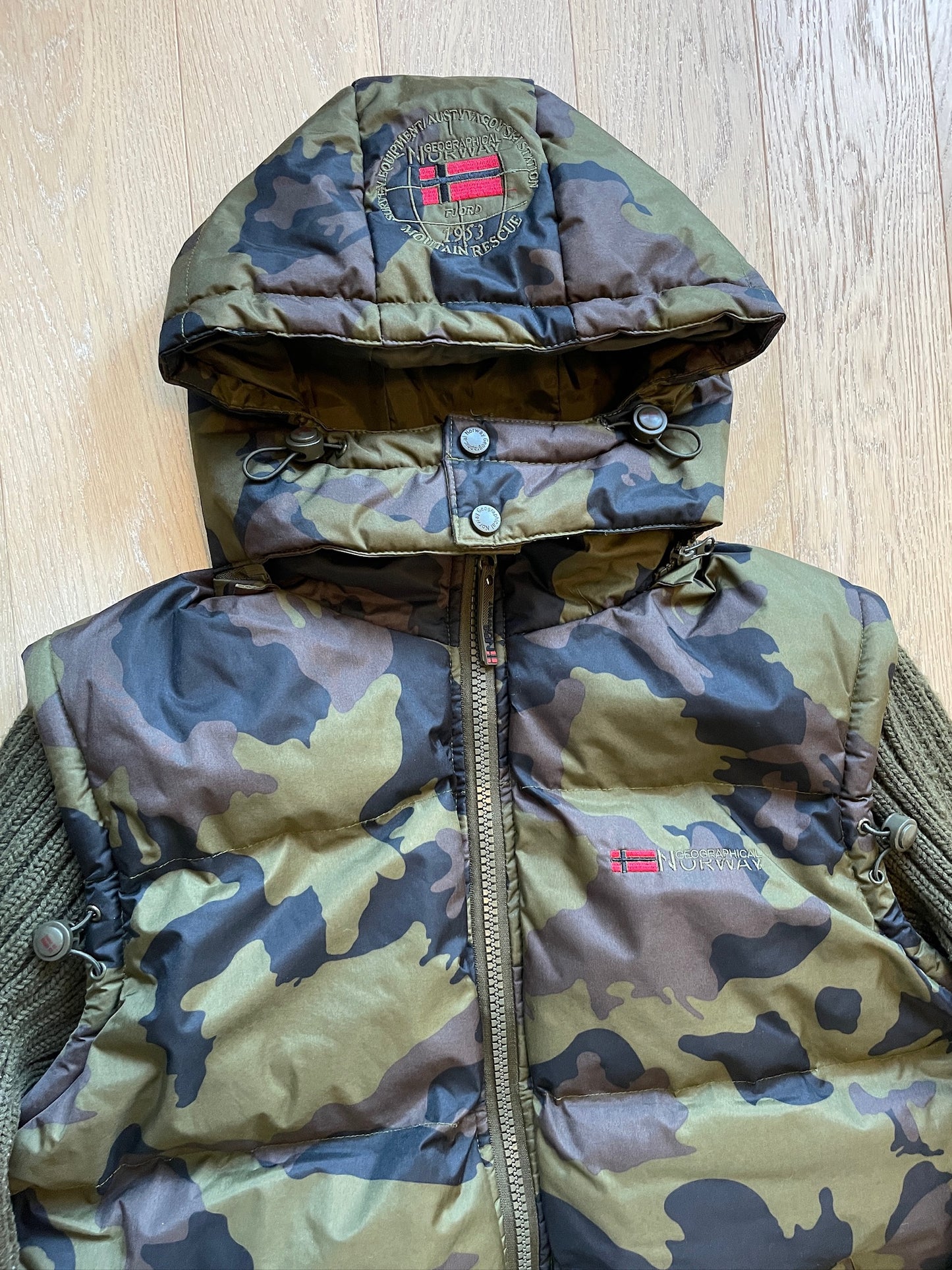 Vintage Military Camouflage Jacket