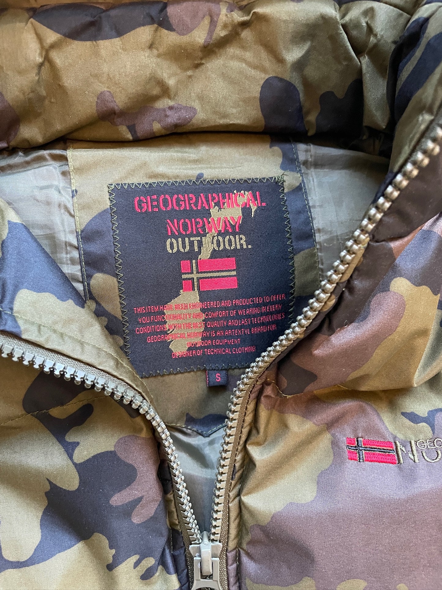 Vintage Military Camouflage Jacket