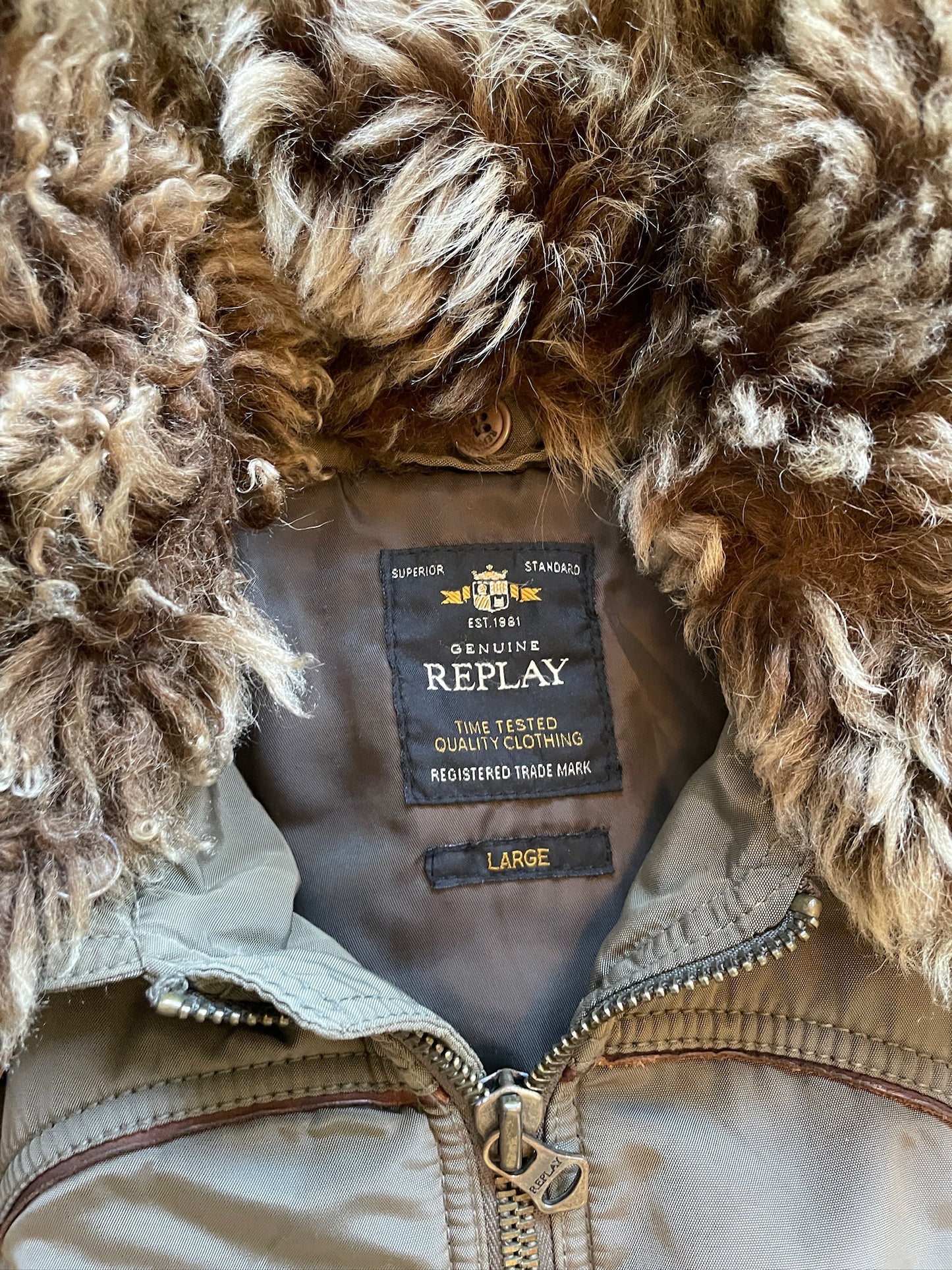 Vintage Replay Fur Jacket