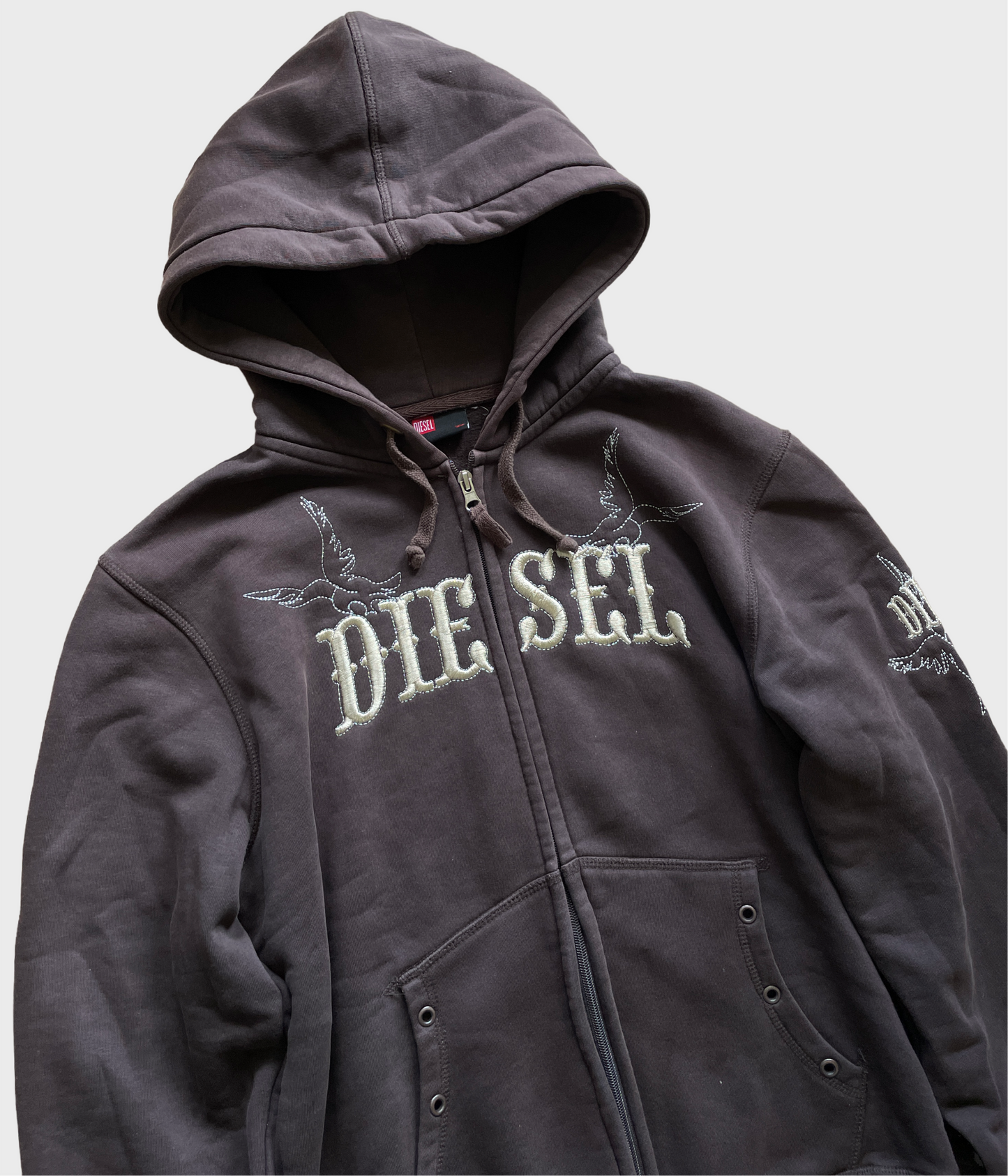 Vintage Diesel Zip Hoodie